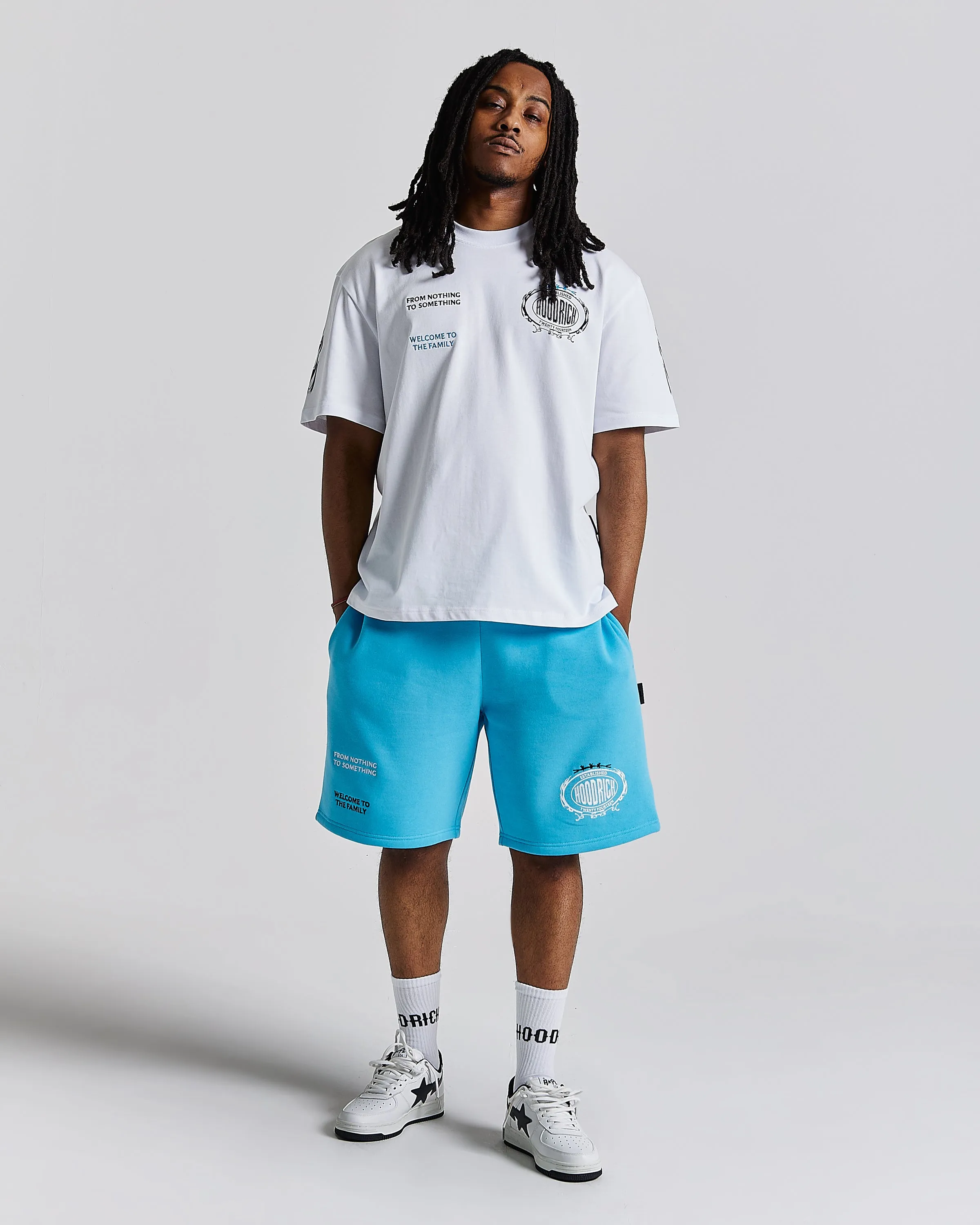 Noir Oversized T-Shirt - White/Black/Blue sold by Hoodrich product image thumbnail 3