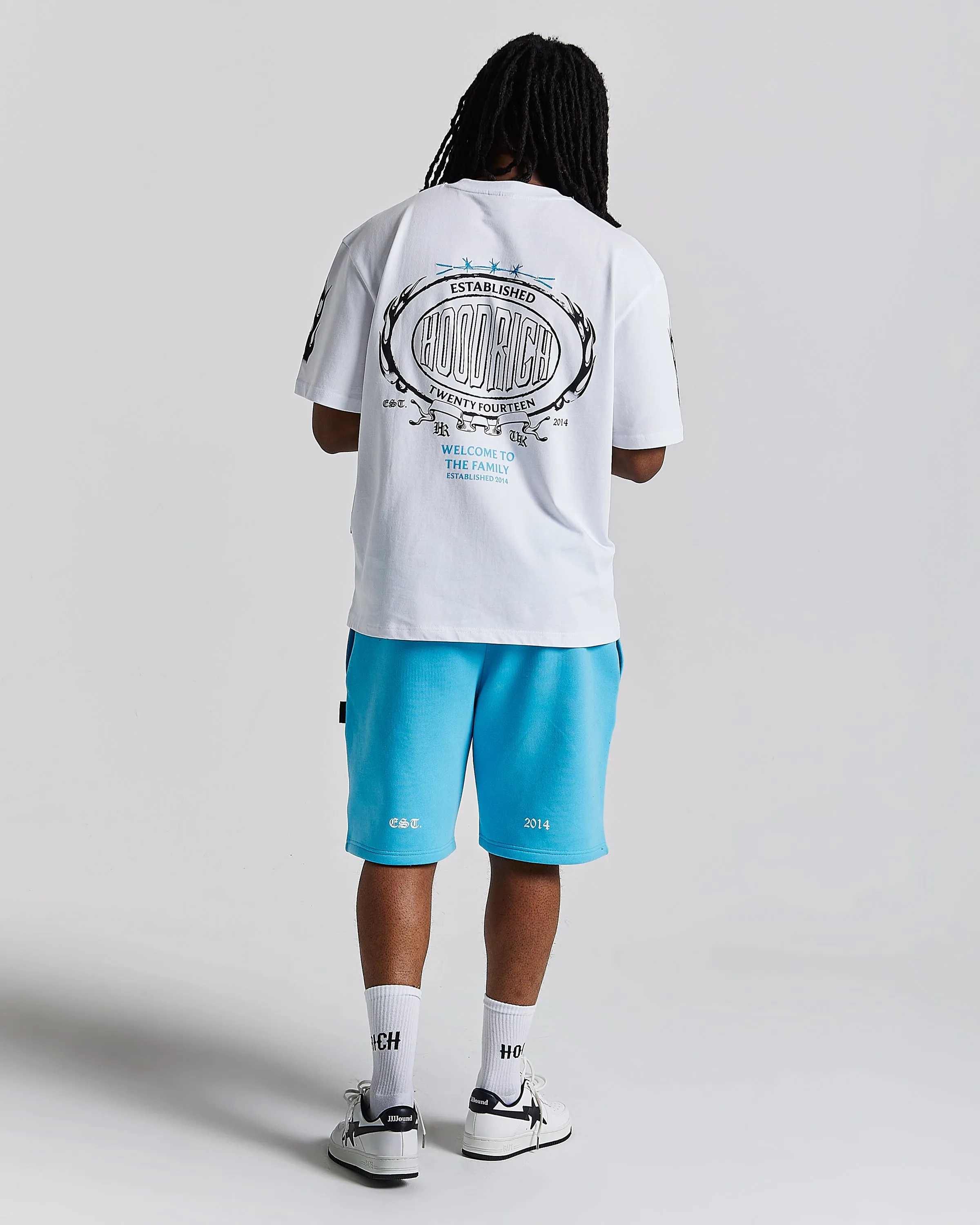 Noir Oversized T-Shirt - White/Black/Blue sold by Hoodrich product image thumbnail 4