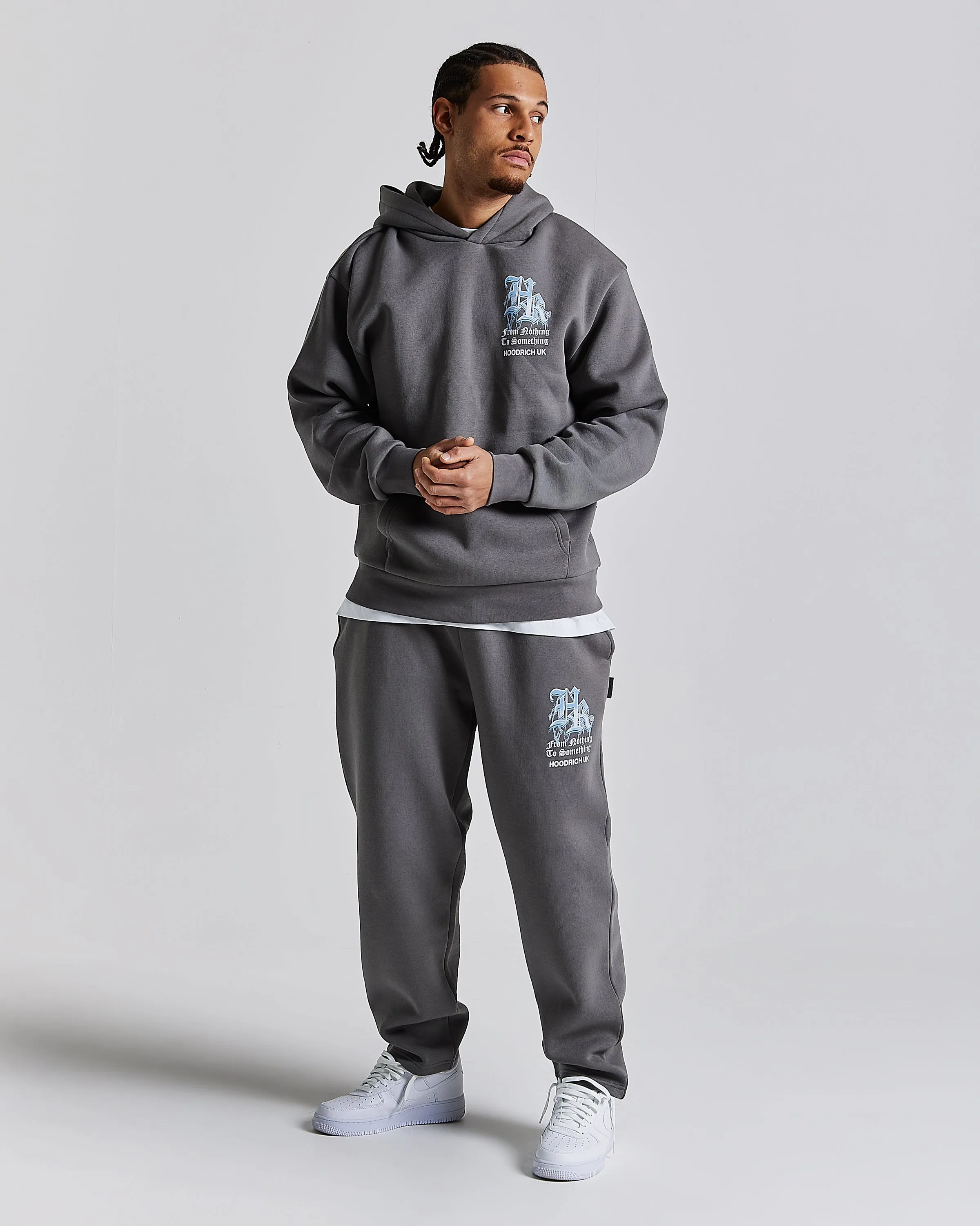 Tornado Oversized Joggers - Grey/White/Blue sold by Hoodrich product image thumbnail 3
