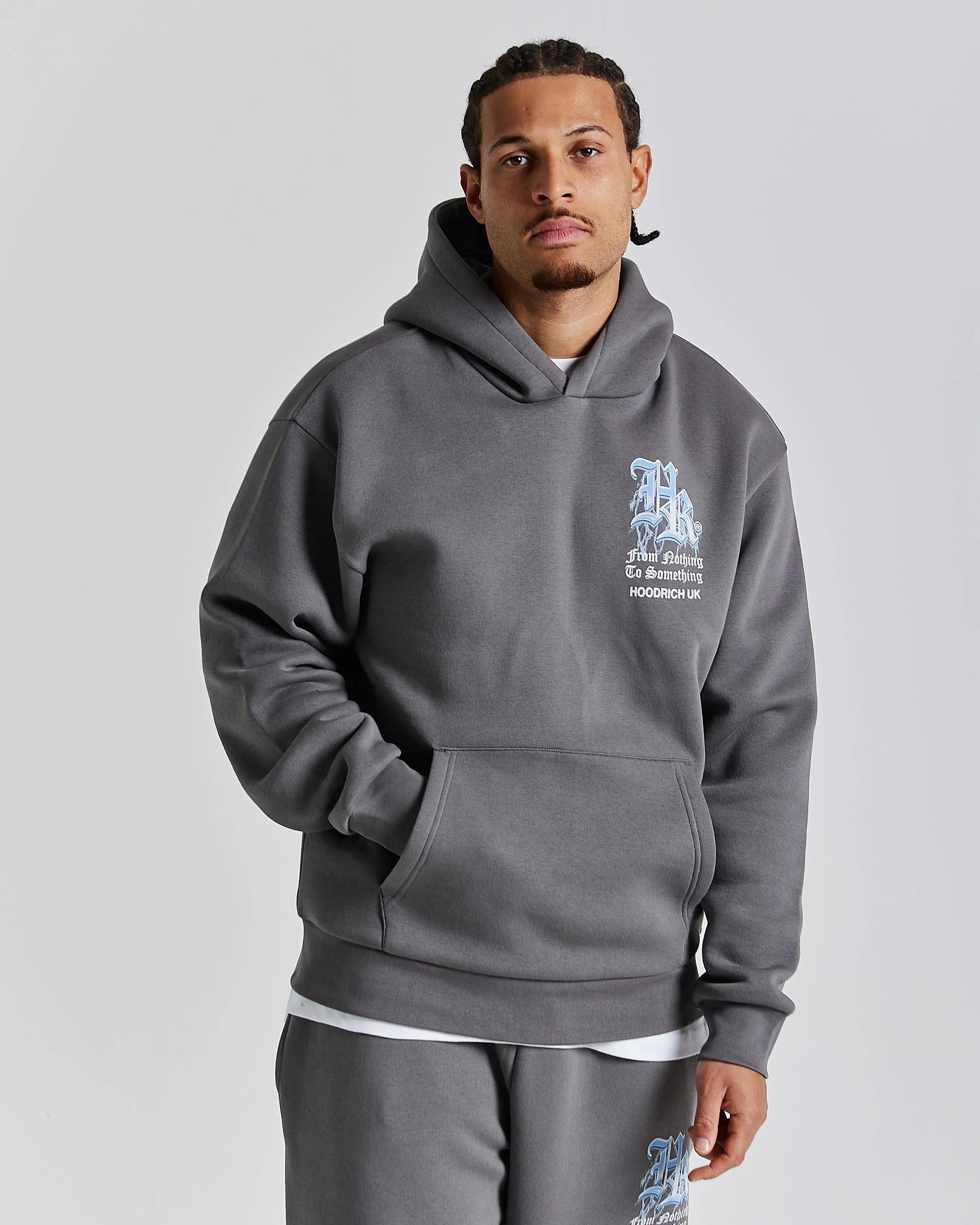 Tornado Oversized Hoodie - Grey/White/Blue sold by Hoodrich