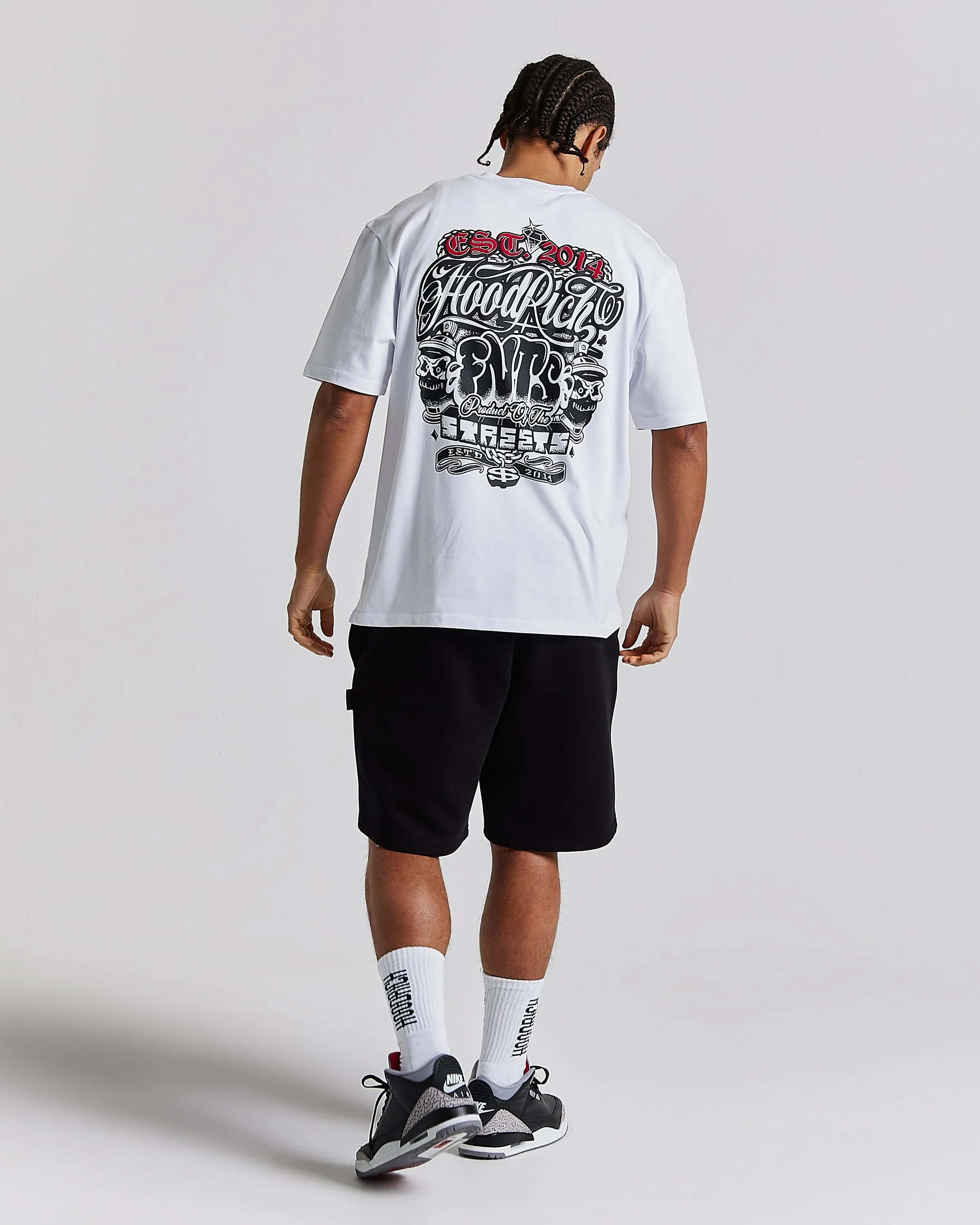 Crown Oversized T-Shirt - White/Red/Black sold by Hoodrich product image thumbnail 5