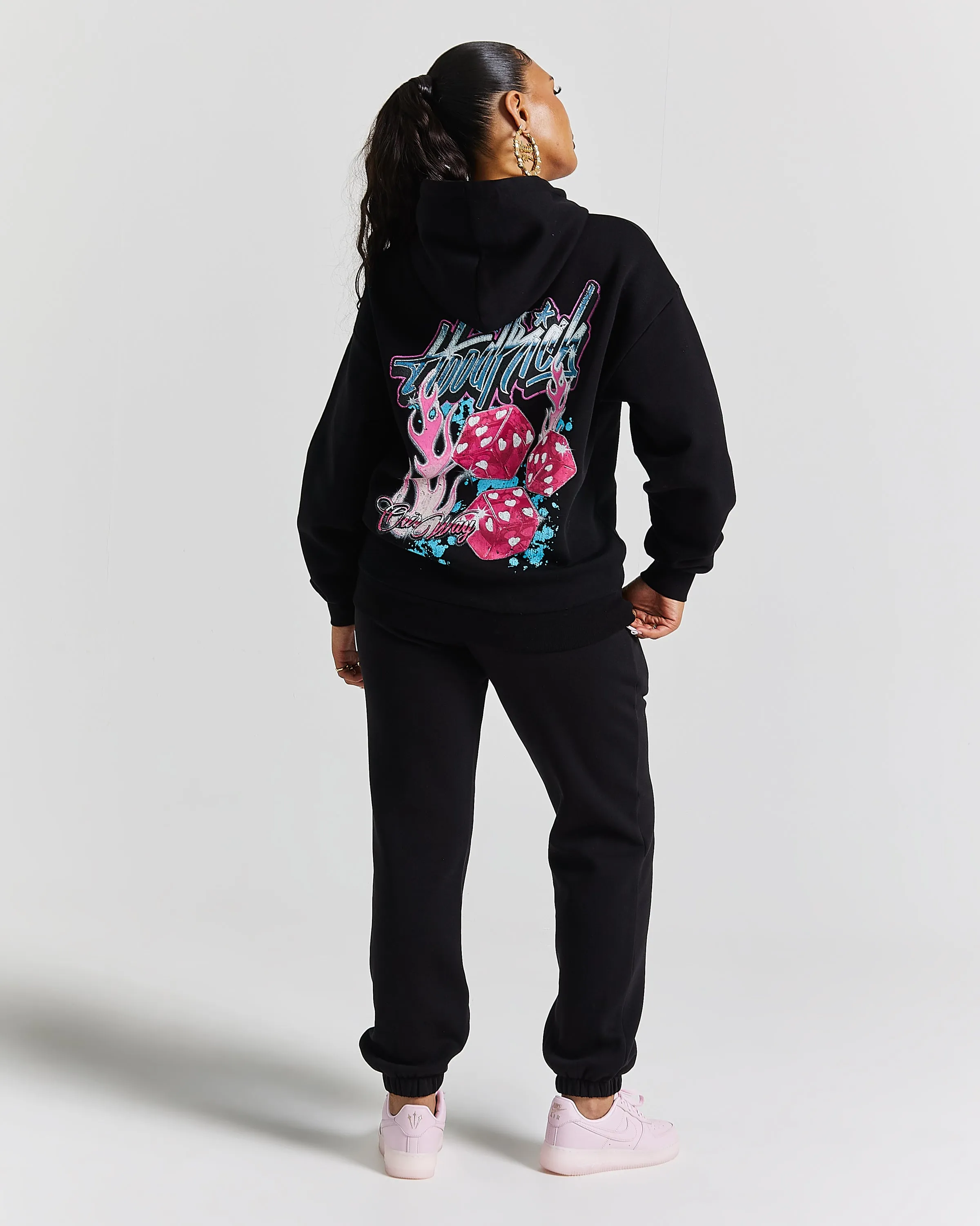 Erupt Joggers - Black/Pinks sold by Hoodrich product image thumbnail 4