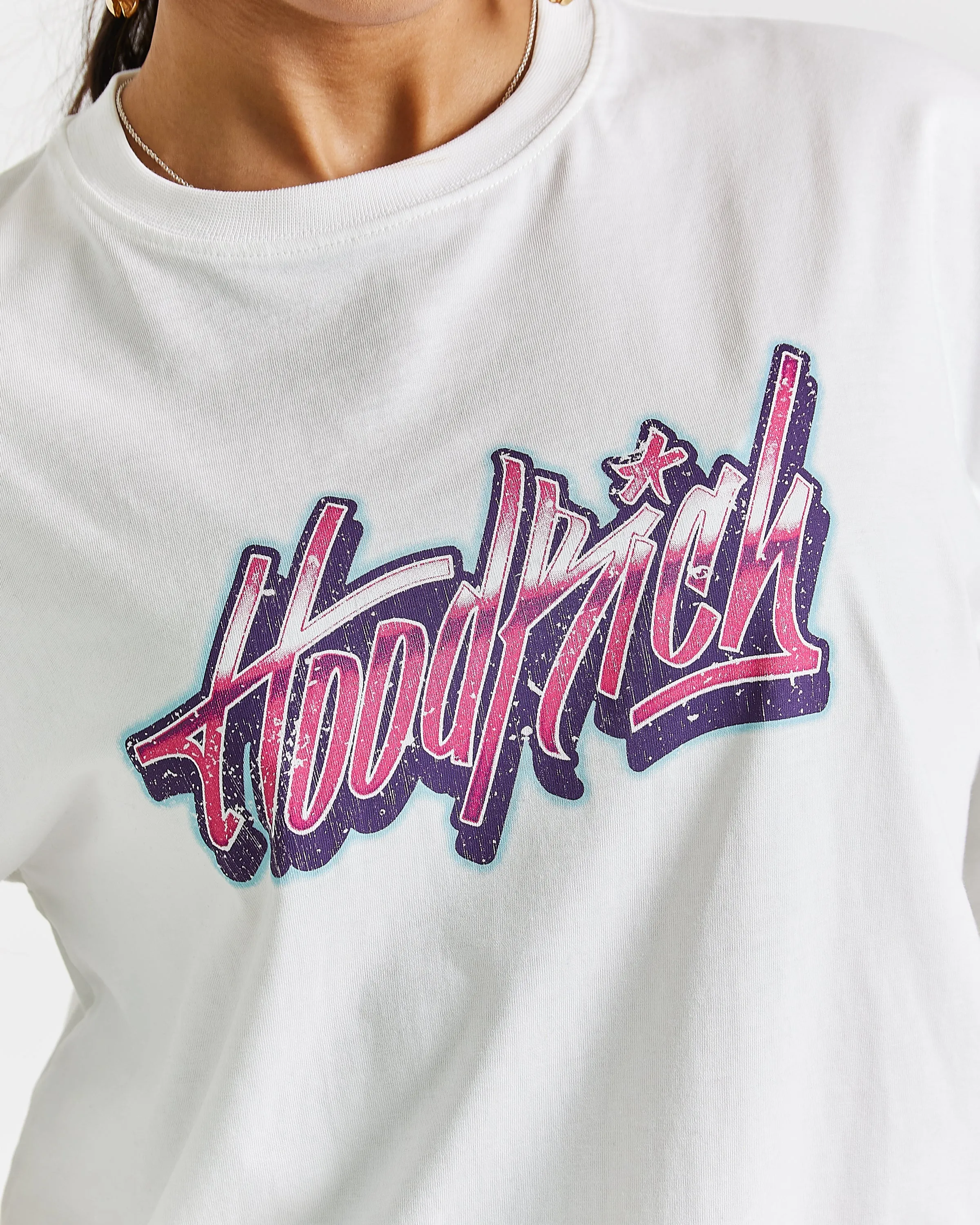 Erupt Oversized T-Shirt - White/Pinks sold by Hoodrich product image thumbnail 4