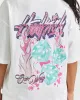 Erupt Oversized T-Shirt - White/Pinks sold by Hoodrich