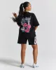Erupt Oversized T-Shirt - Black/Pinks sold by Hoodrich