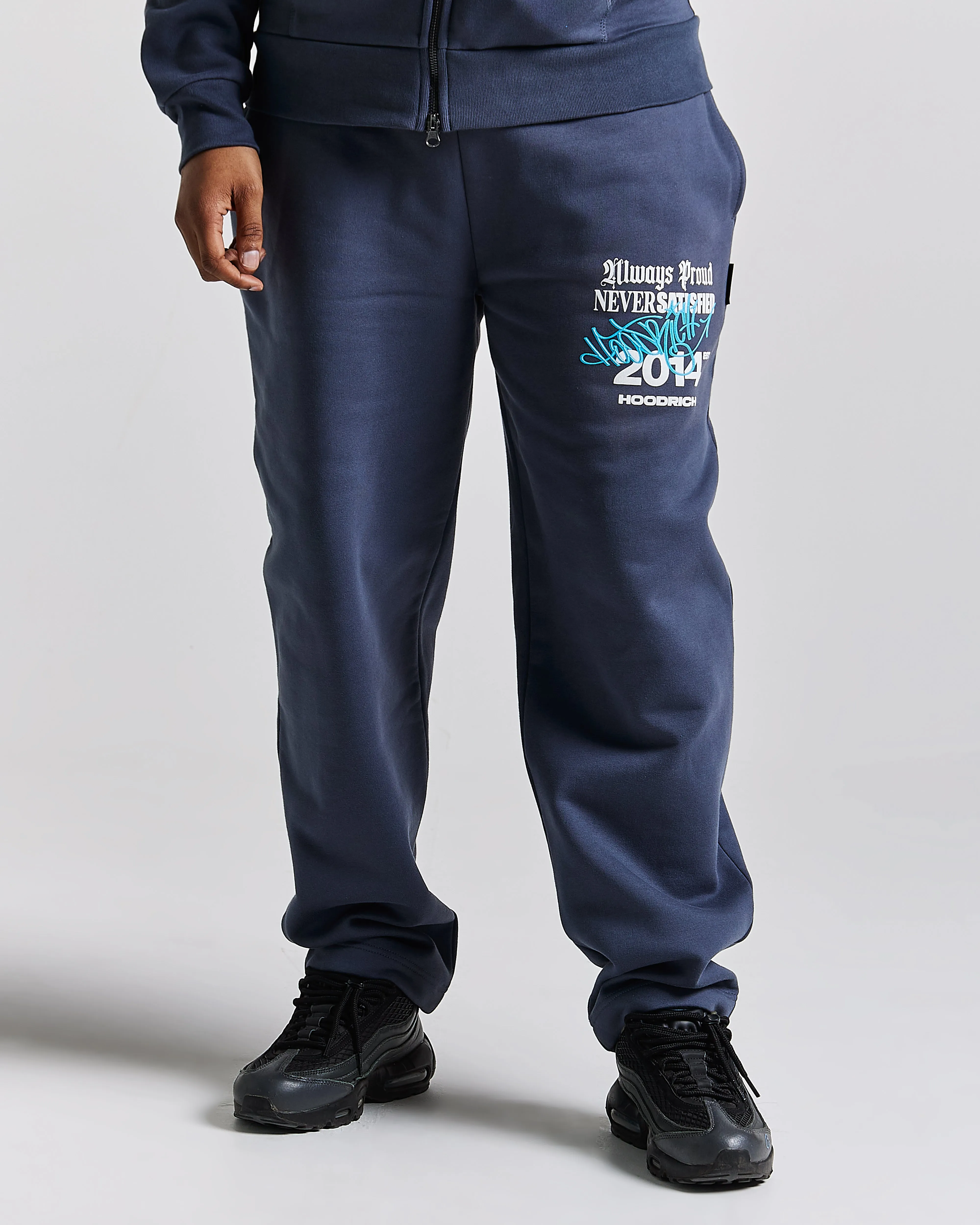 Stamp Tag Oversized Jogger - Blue/White sold by Hoodrich product image thumbnail 3