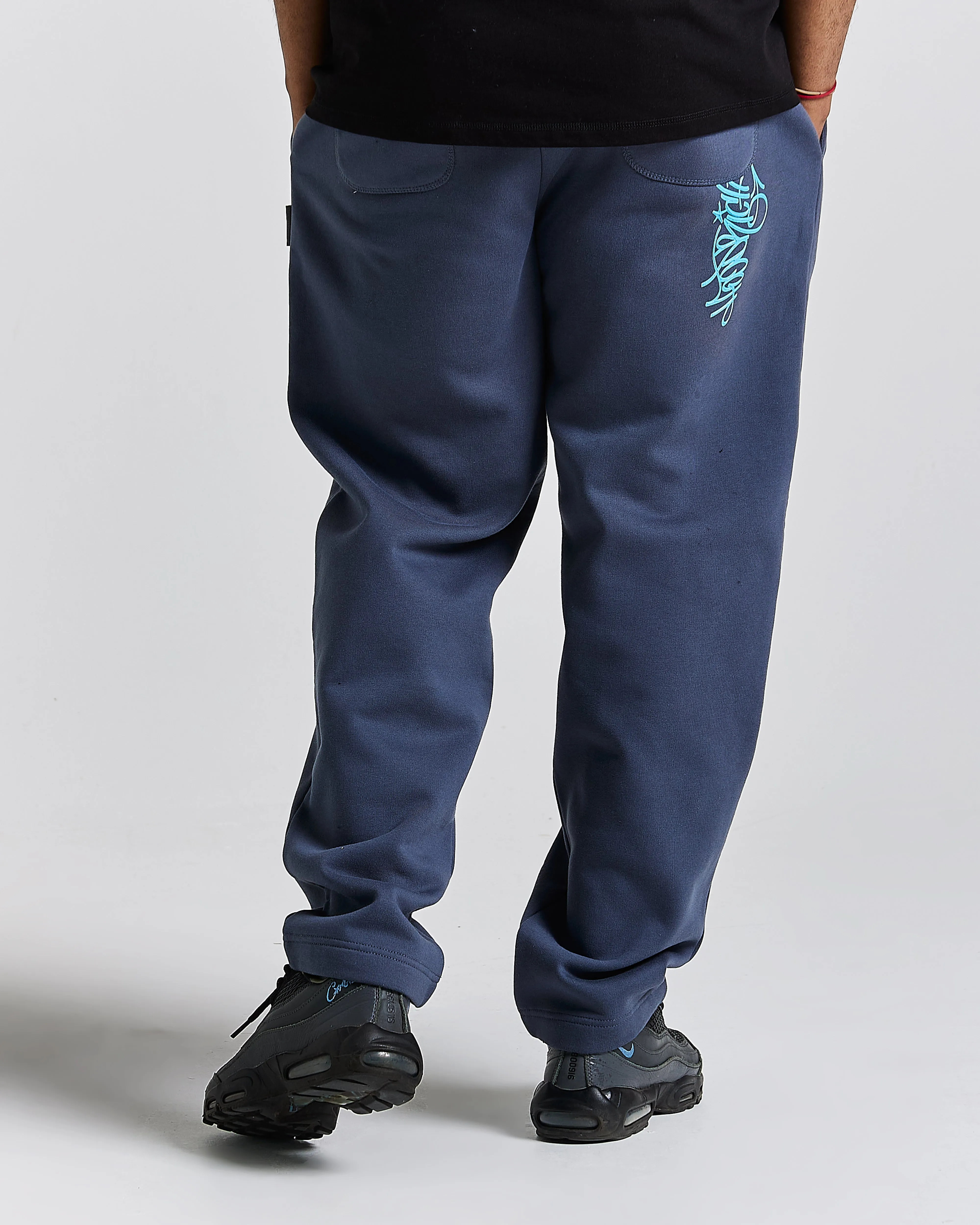 Stamp Tag Oversized Jogger - Blue/White sold by Hoodrich product image thumbnail 2