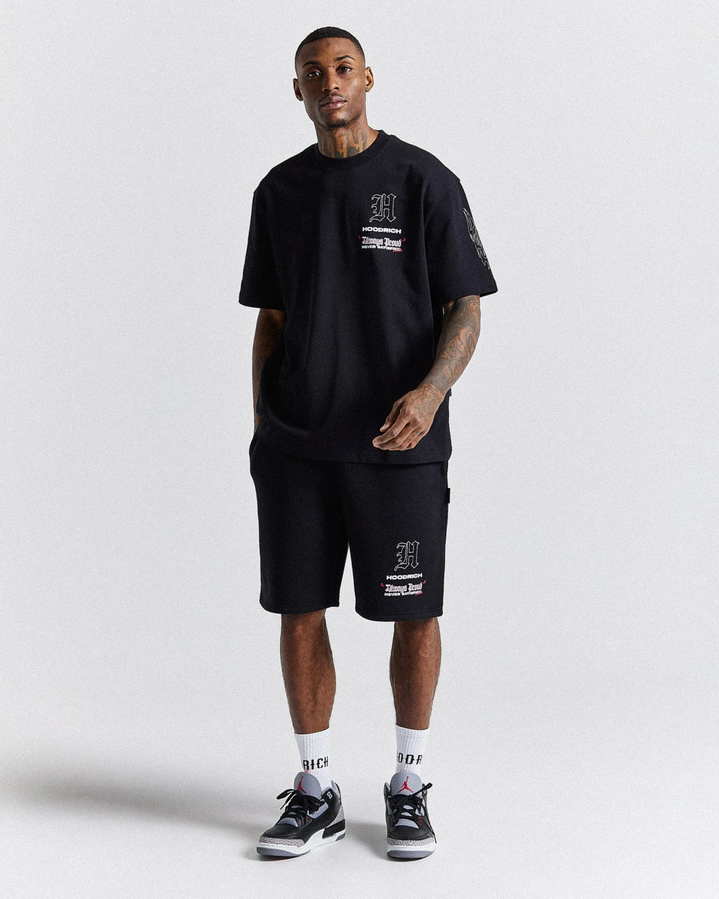 Chroma Oversized T-Shirt - Black/White/Pink sold by Hoodrich product image thumbnail 4