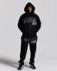 Iron Oversized Open Hem Jogger - Black/Grey/White sold by Hoodrich