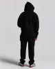Iron Oversized Open Hem Jogger - Black/Grey/White sold by Hoodrich