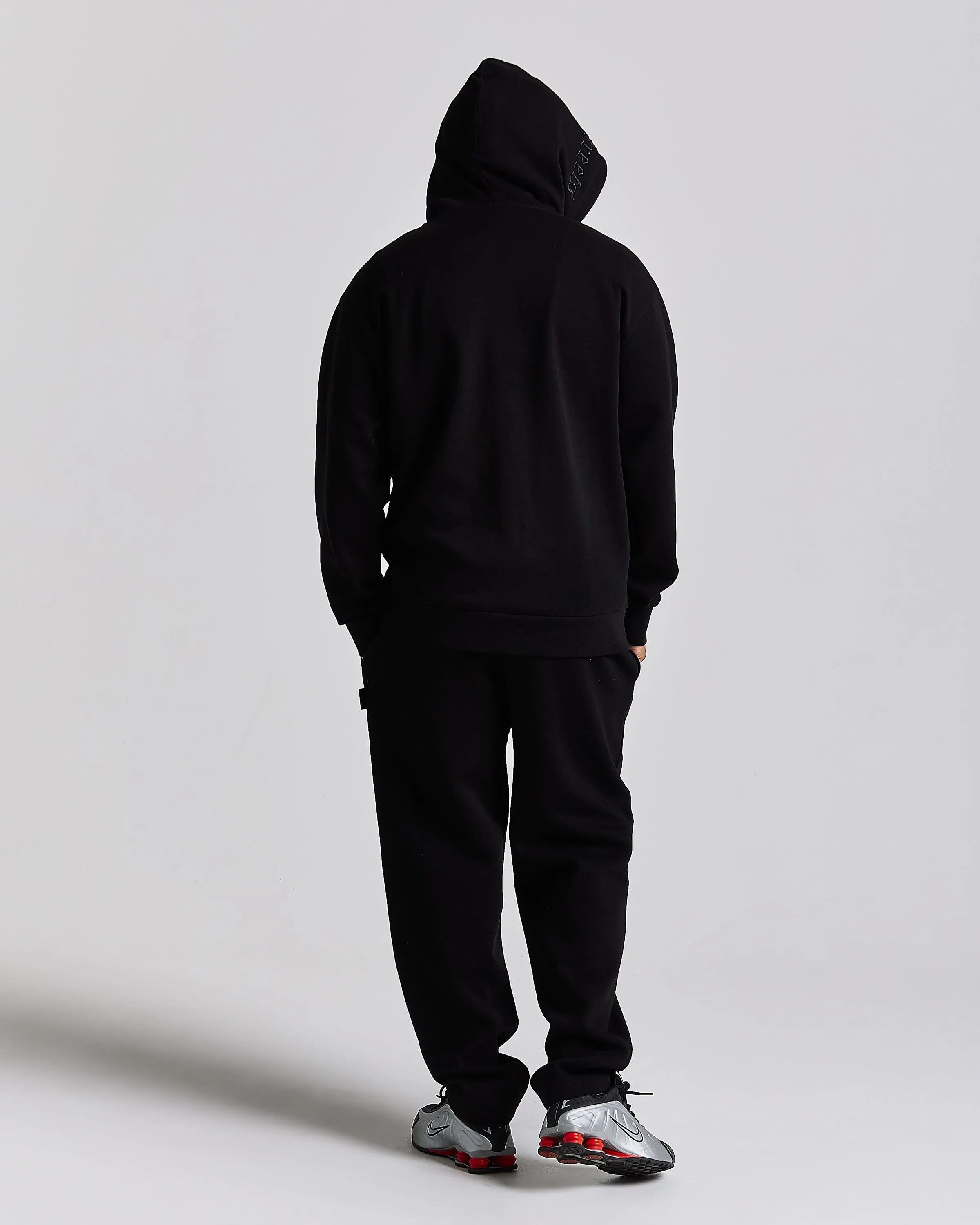 Iron Oversized Zip Hoodie - Black/Grey/White sold by Hoodrich product image thumbnail 5