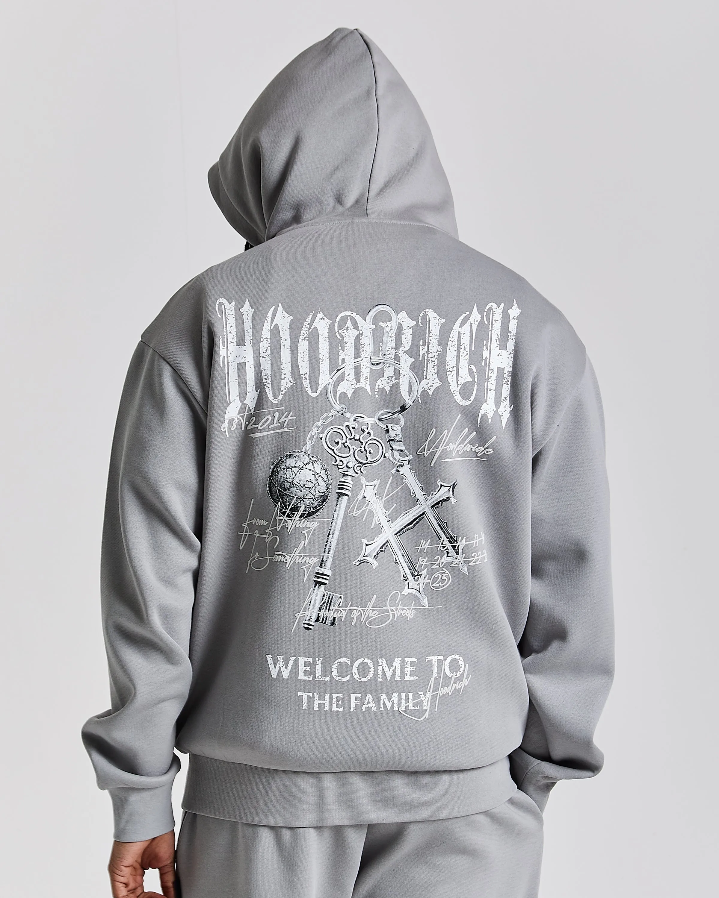 Rite Oversized Hoodie - Grey/White sold by Hoodrich