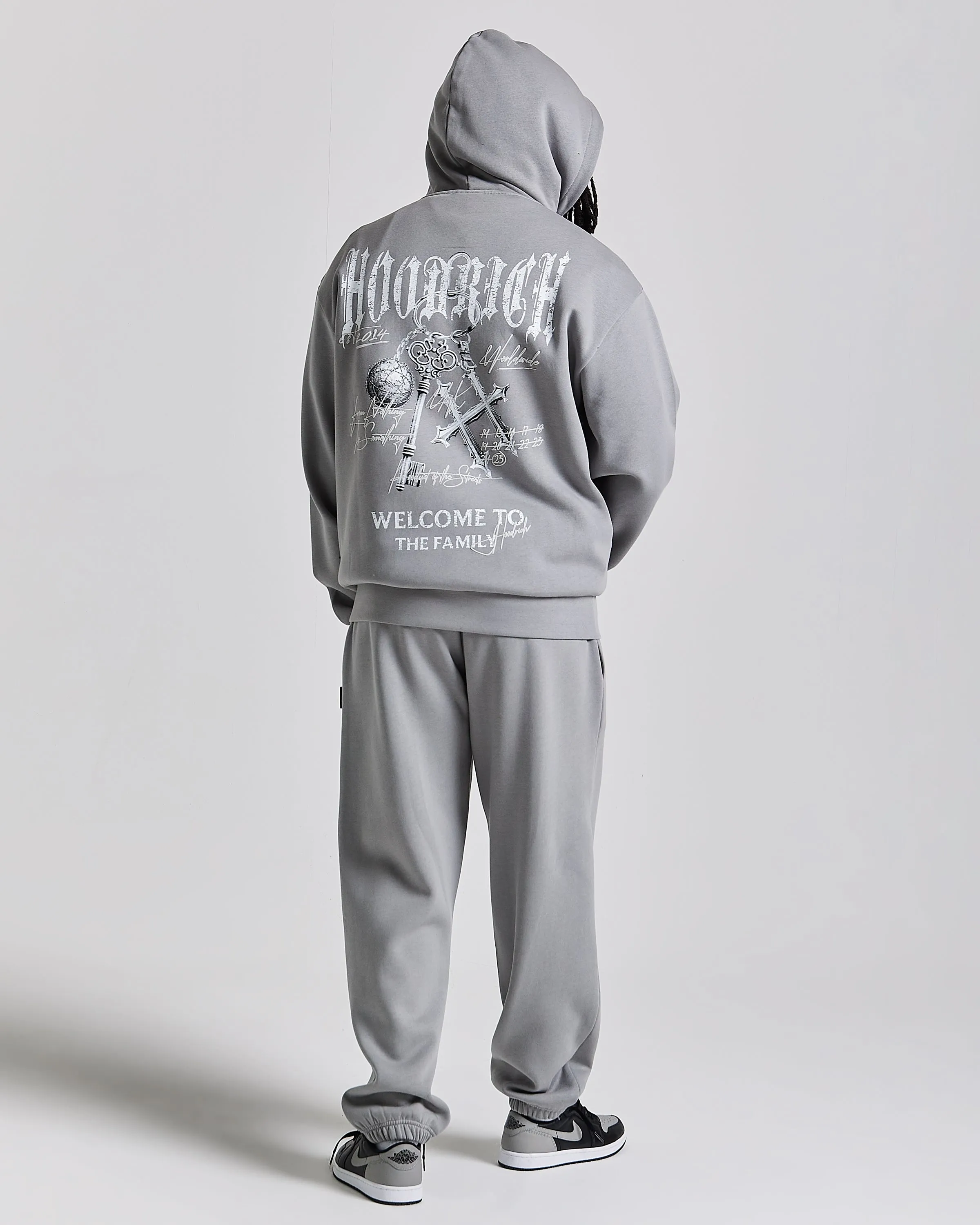 Rite Oversized Hoodie - Grey/White sold by Hoodrich product image thumbnail 5