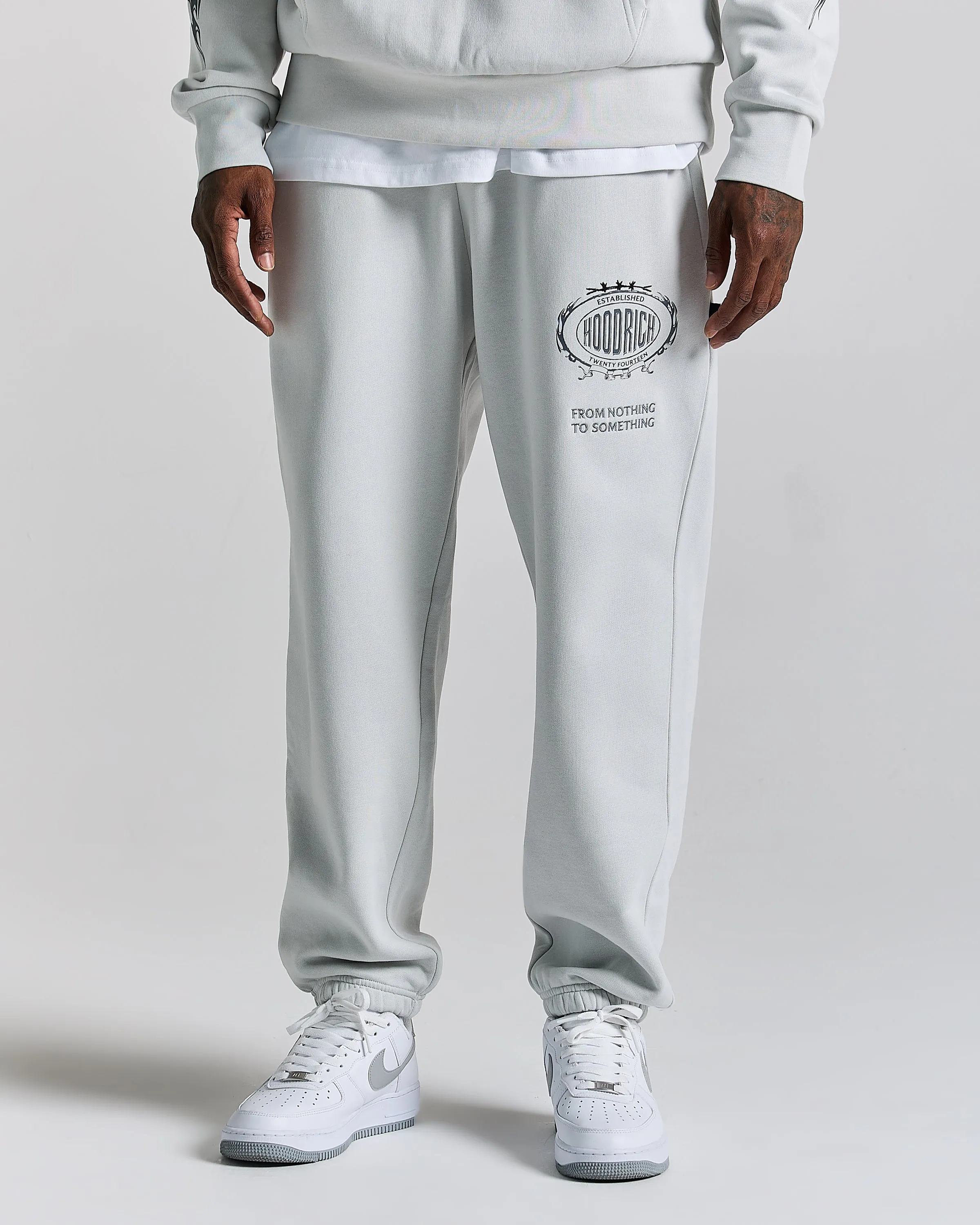 Noir Oversized Jogger - Light Grey/Black sold by Hoodrich