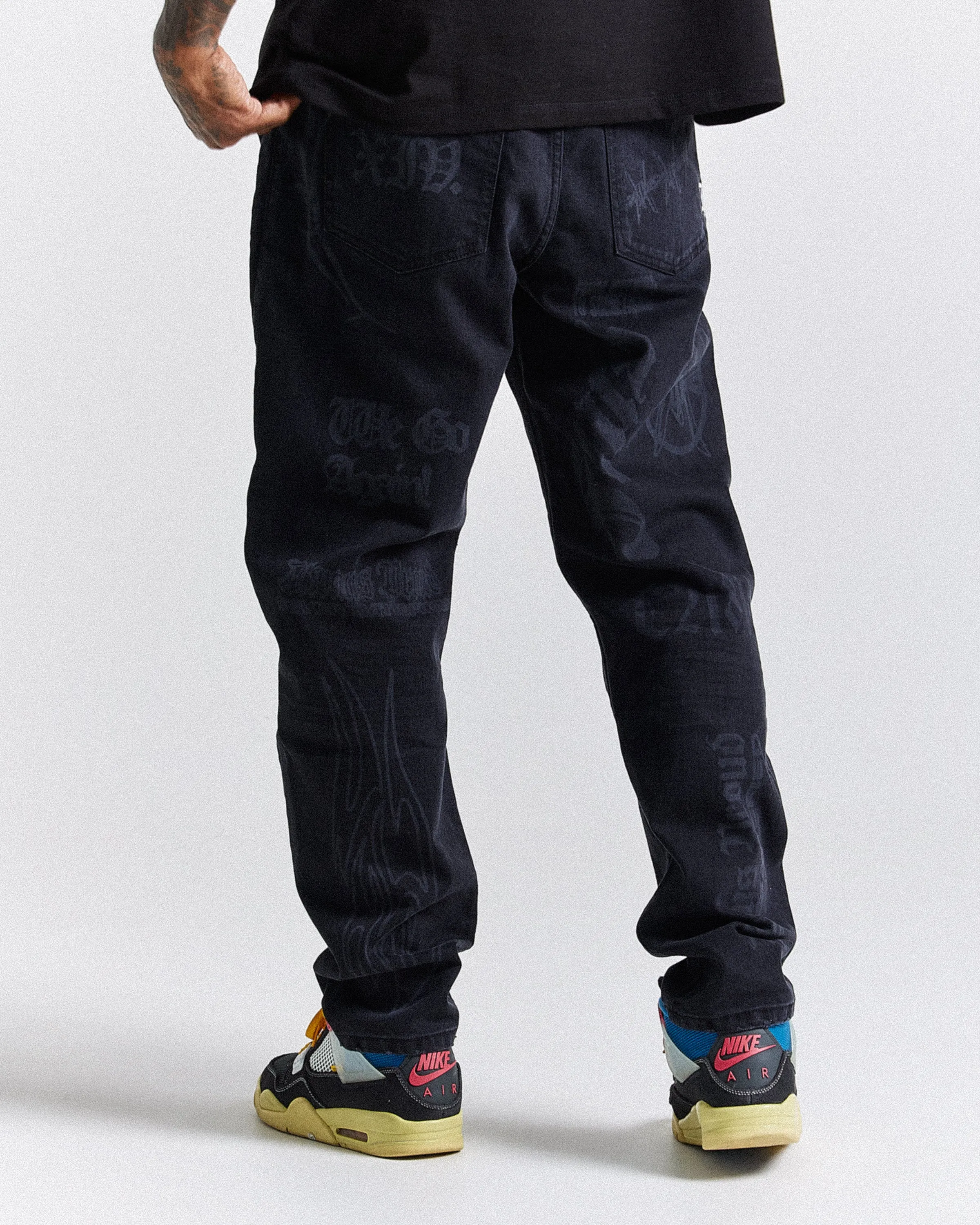 Ironchrome Denim Jeans - Black sold by Hoodrich product image thumbnail 4