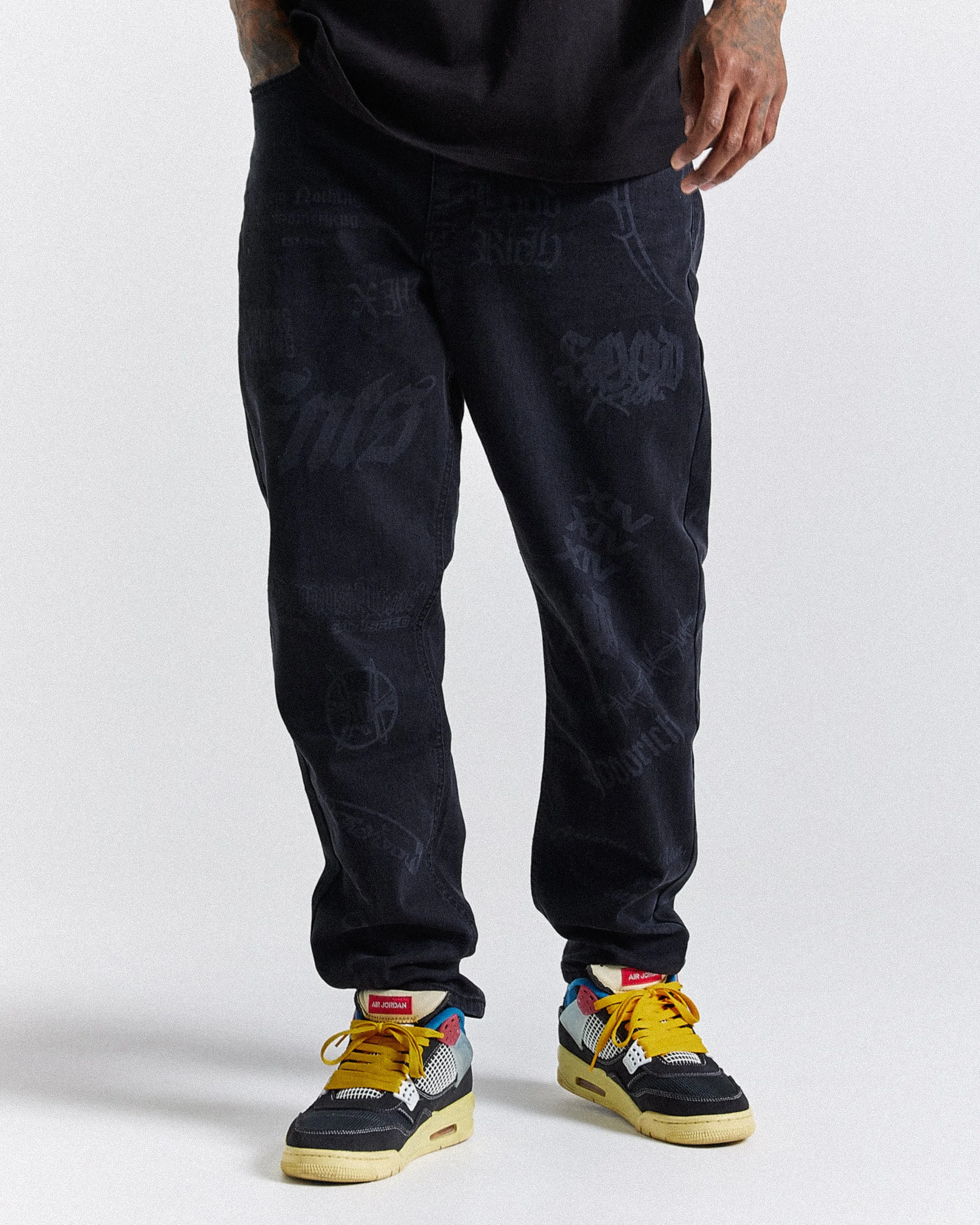 Ironchrome Denim Jeans - Black sold by Hoodrich product image thumbnail 2