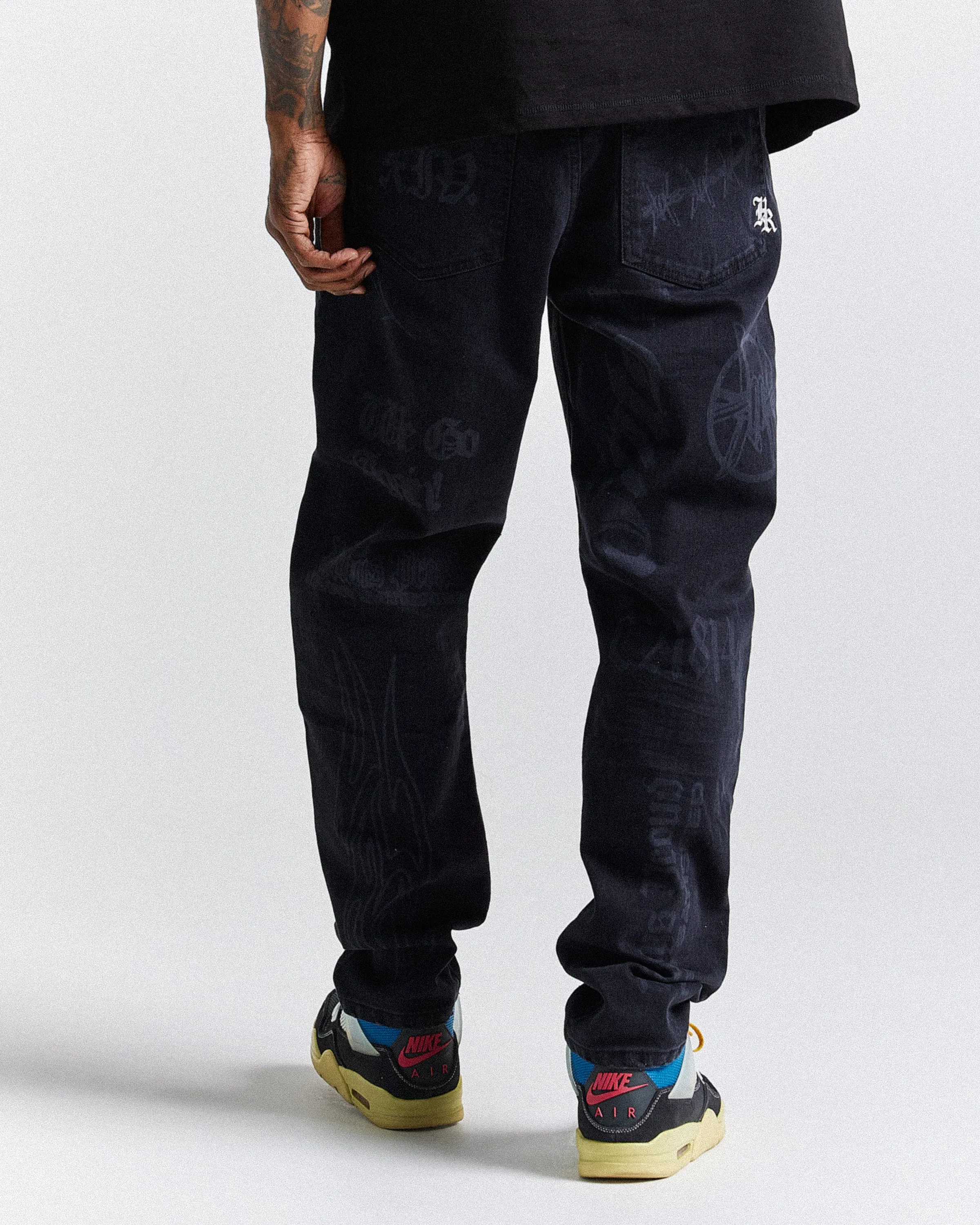 Ironchrome Denim Jeans - Black sold by Hoodrich product image thumbnail 3