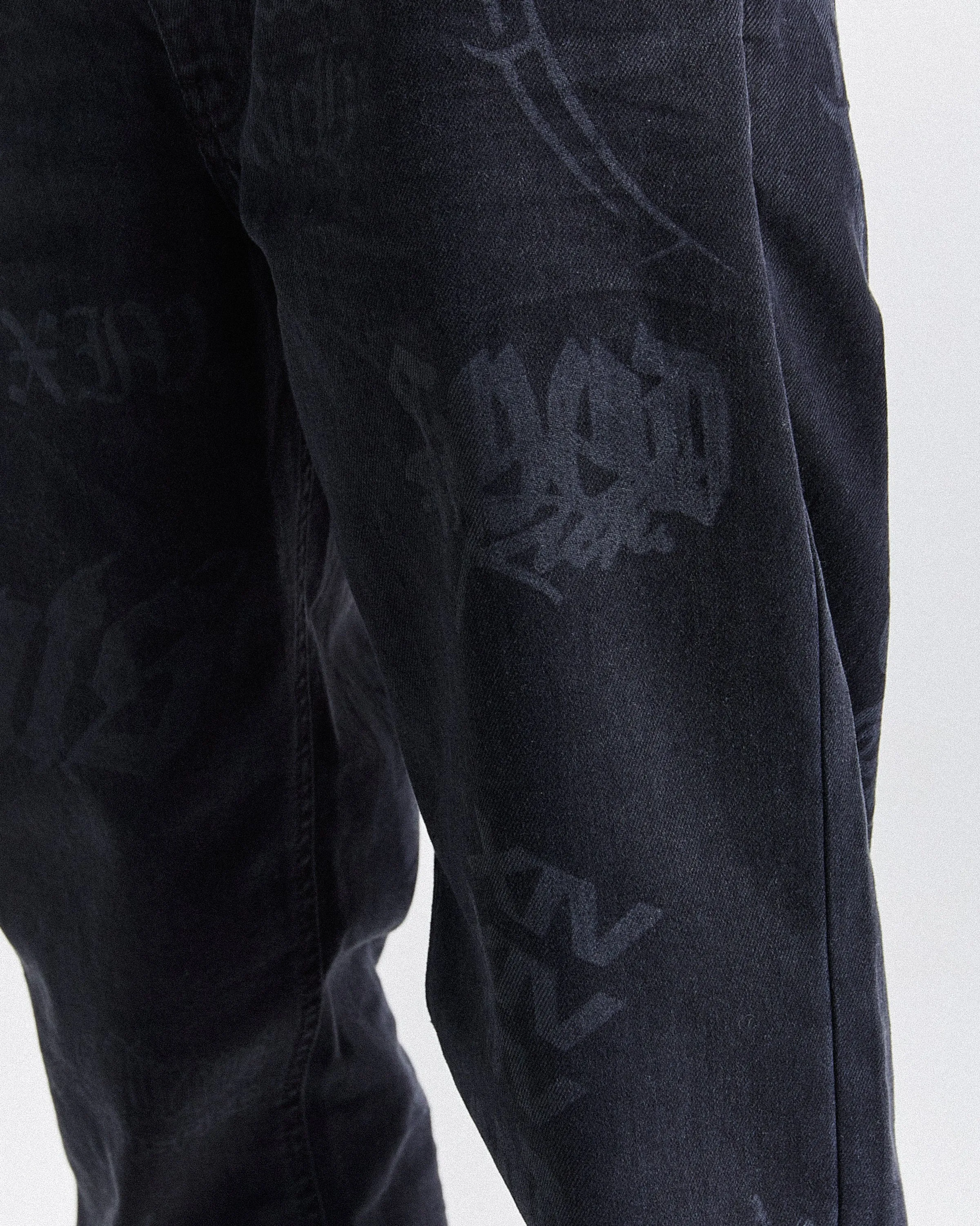 Ironchrome Denim Jeans - Black sold by Hoodrich product image thumbnail 5