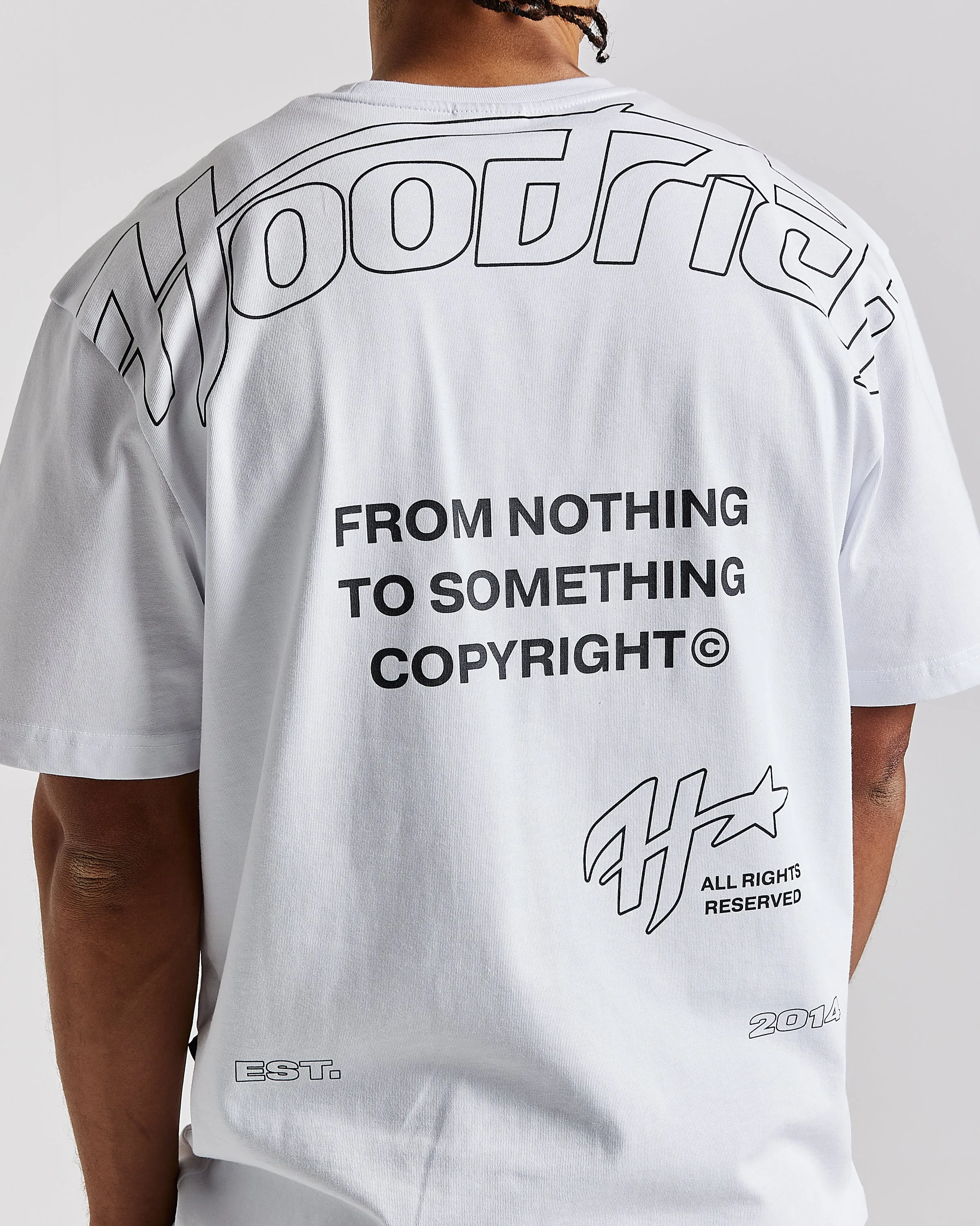 Galaxy Oversized T-Shirt - White/Black/Grey sold by Hoodrich product image thumbnail 4