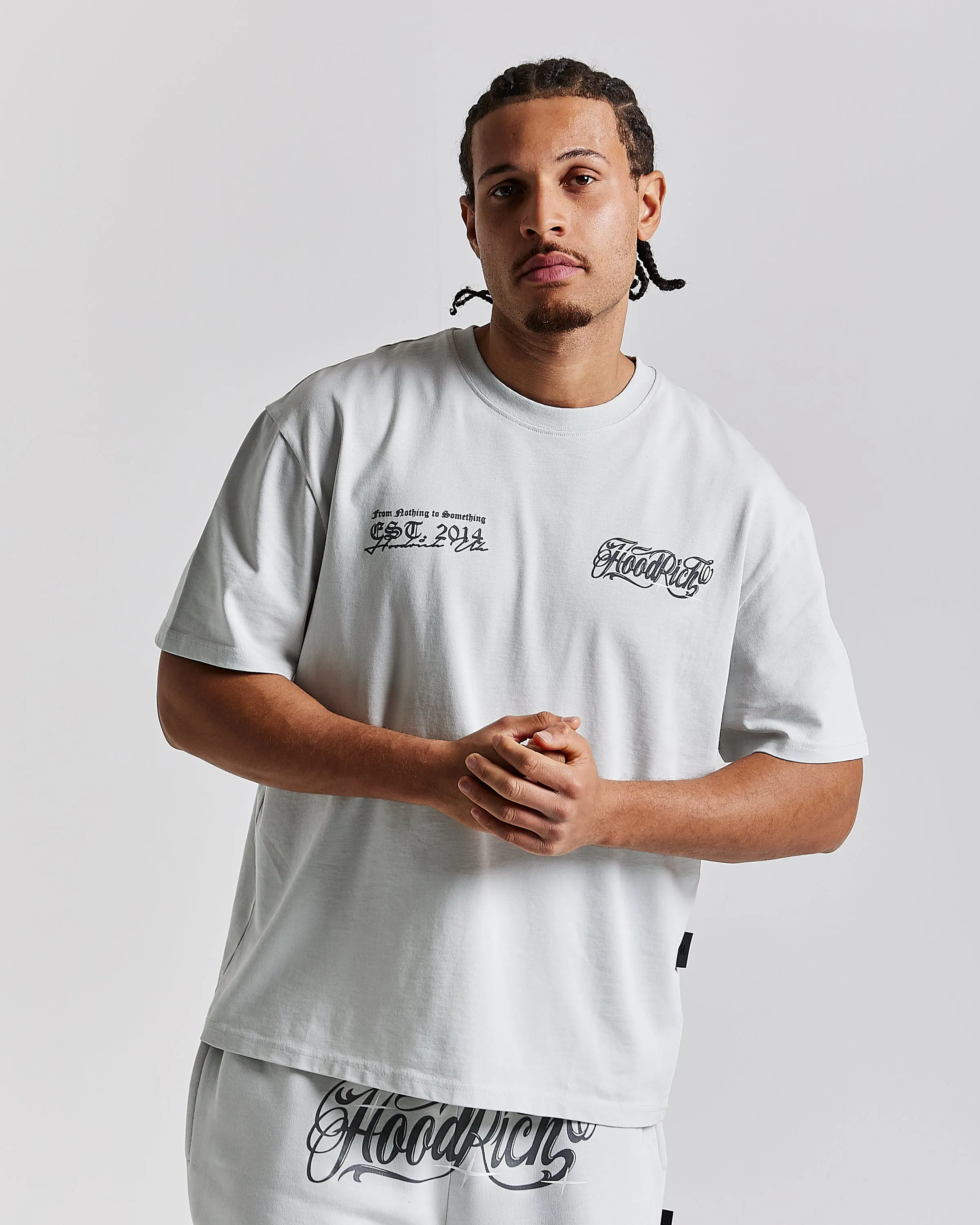 Legacy Oversized T-Shirt - Light Grey sold by Hoodrich product image thumbnail 2