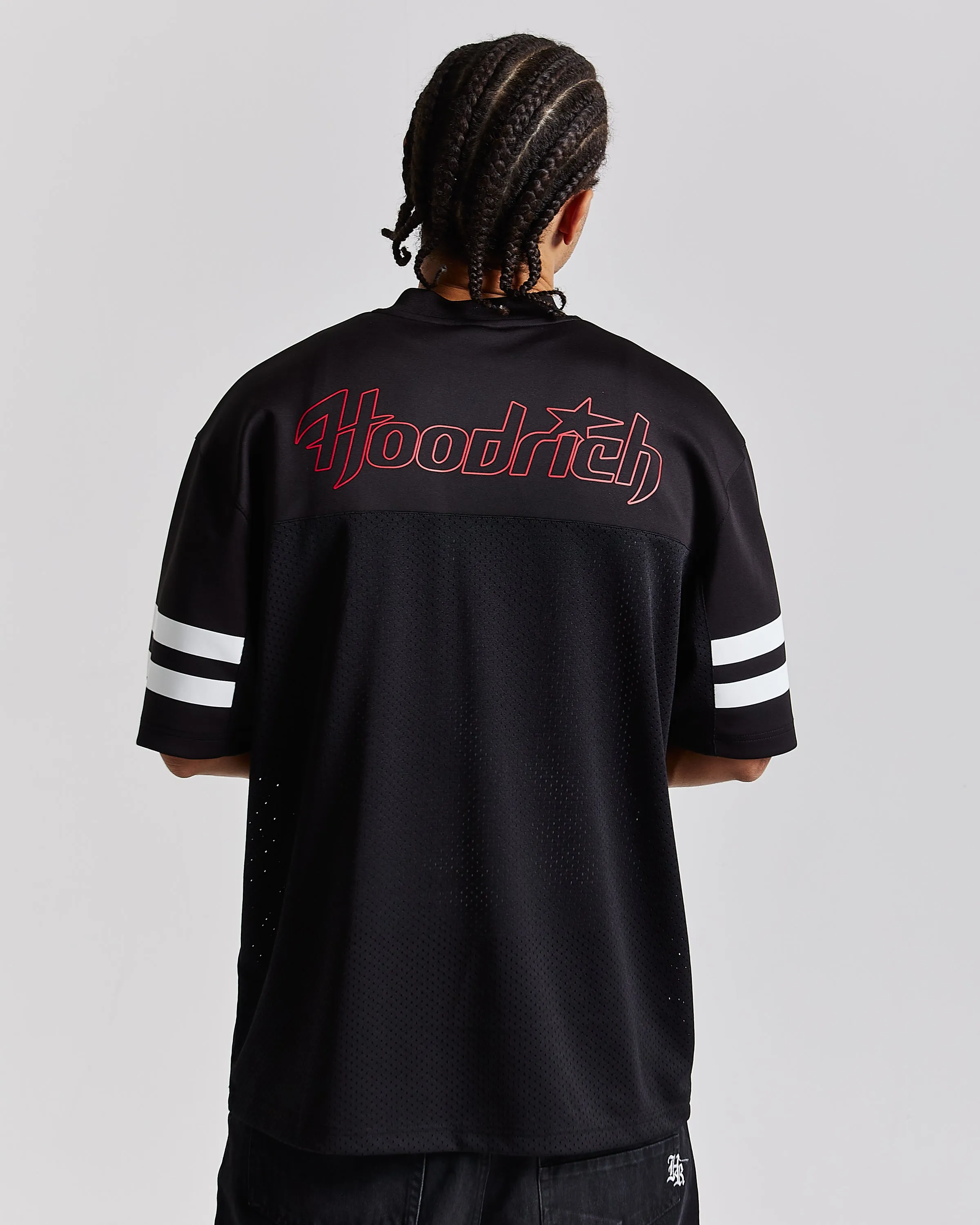 Galaxy Oversized Mesh Jersey - Black/White/Red sold by Hoodrich product image thumbnail 2