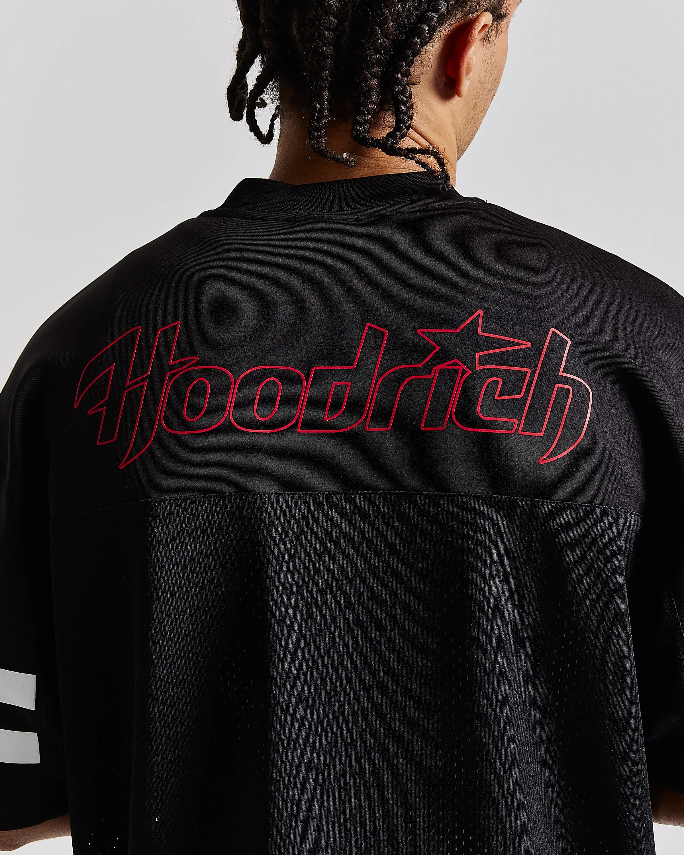 Galaxy Oversized Mesh Jersey - Black/White/Red sold by Hoodrich product image thumbnail 5
