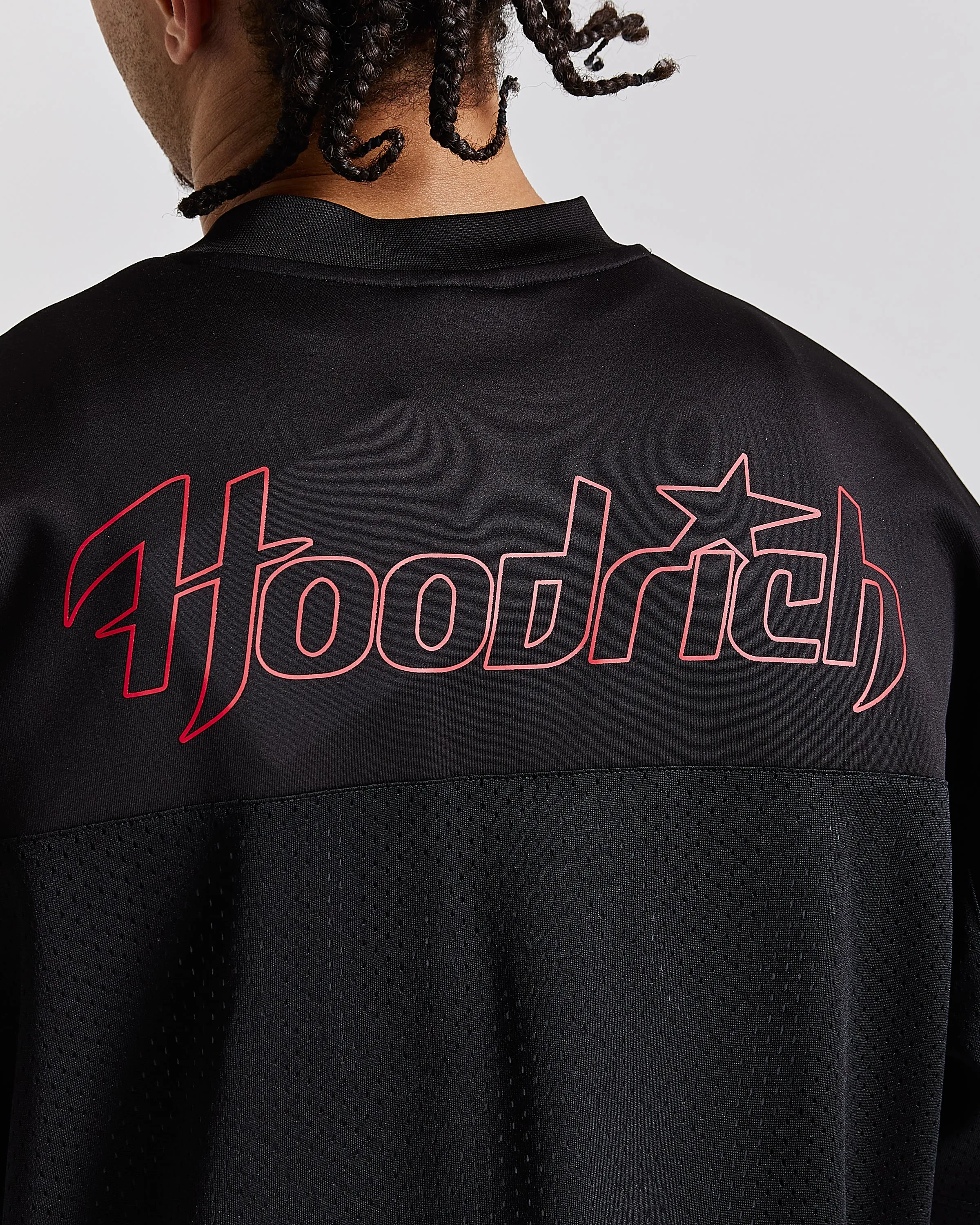 Galaxy Oversized Mesh Jersey - Black/White/Red sold by Hoodrich product image thumbnail 4