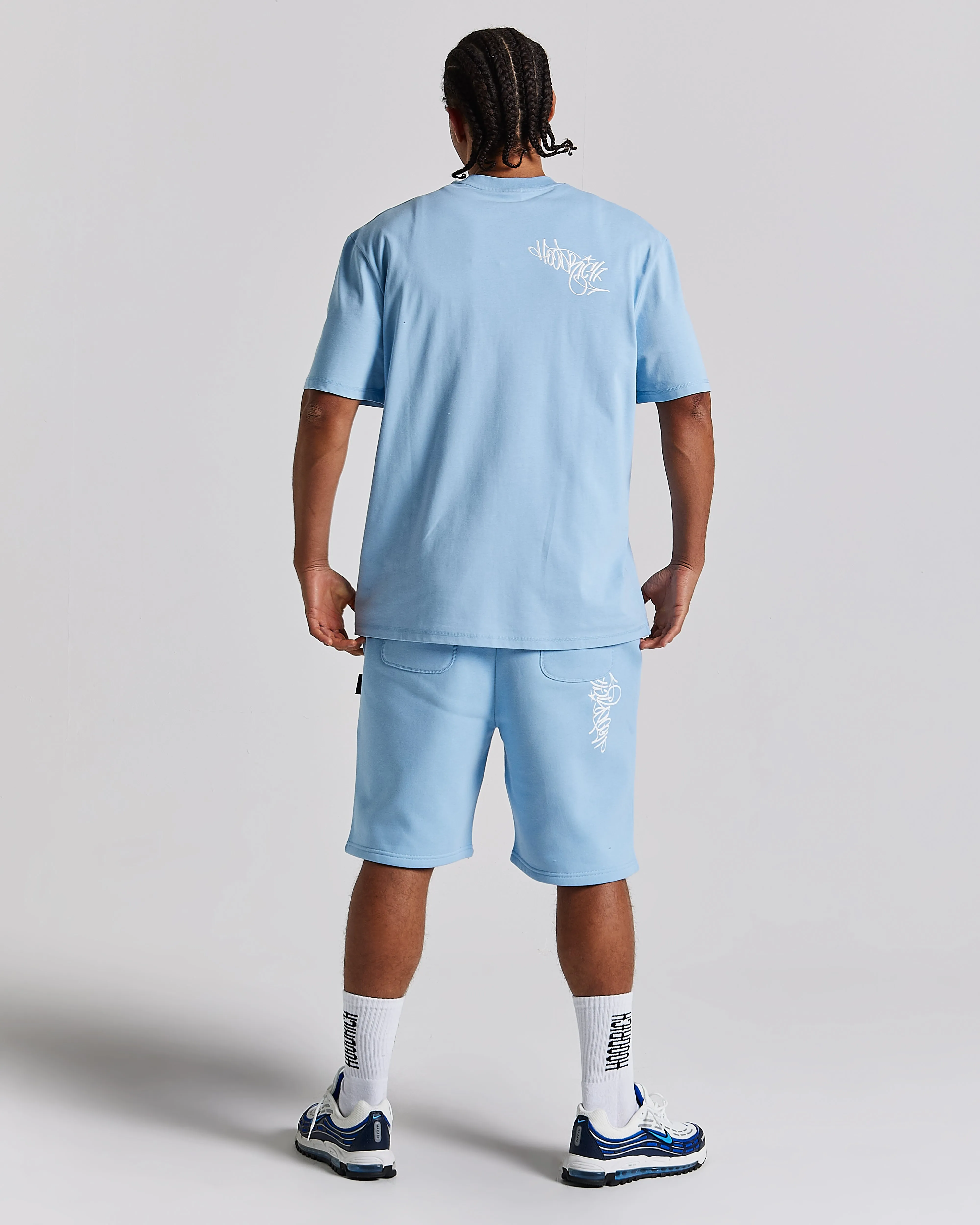 Tag Oversized Shorts - Blue/White sold by Hoodrich product image thumbnail 3