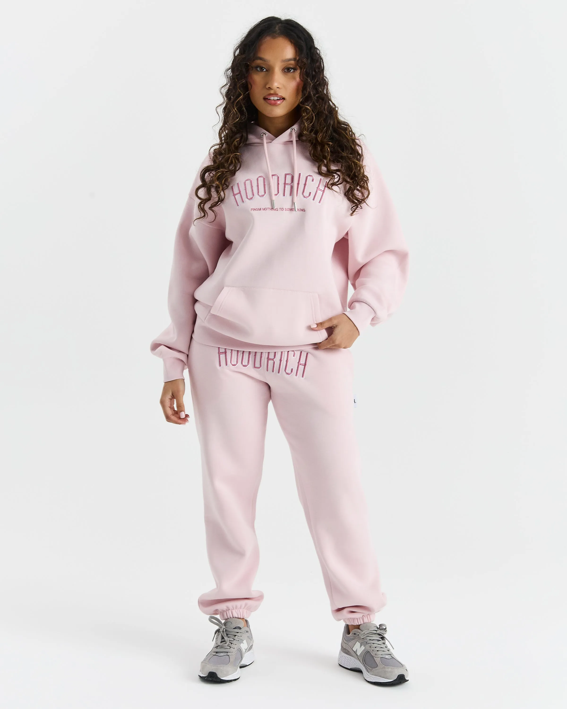 Breeze Joggers - Pink/White sold by Hoodrich