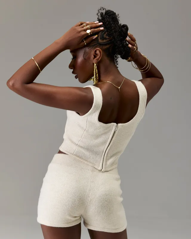 The Winner's Circle Knitted Shorts - Marl sold by Hoodrich