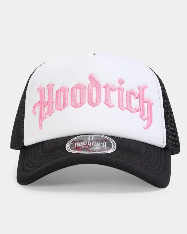Totem Trucker Cap - White/Black/Pink sold by Hoodrich