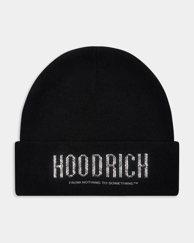 Icarus Beanie - Black/Silver sold by Hoodrich