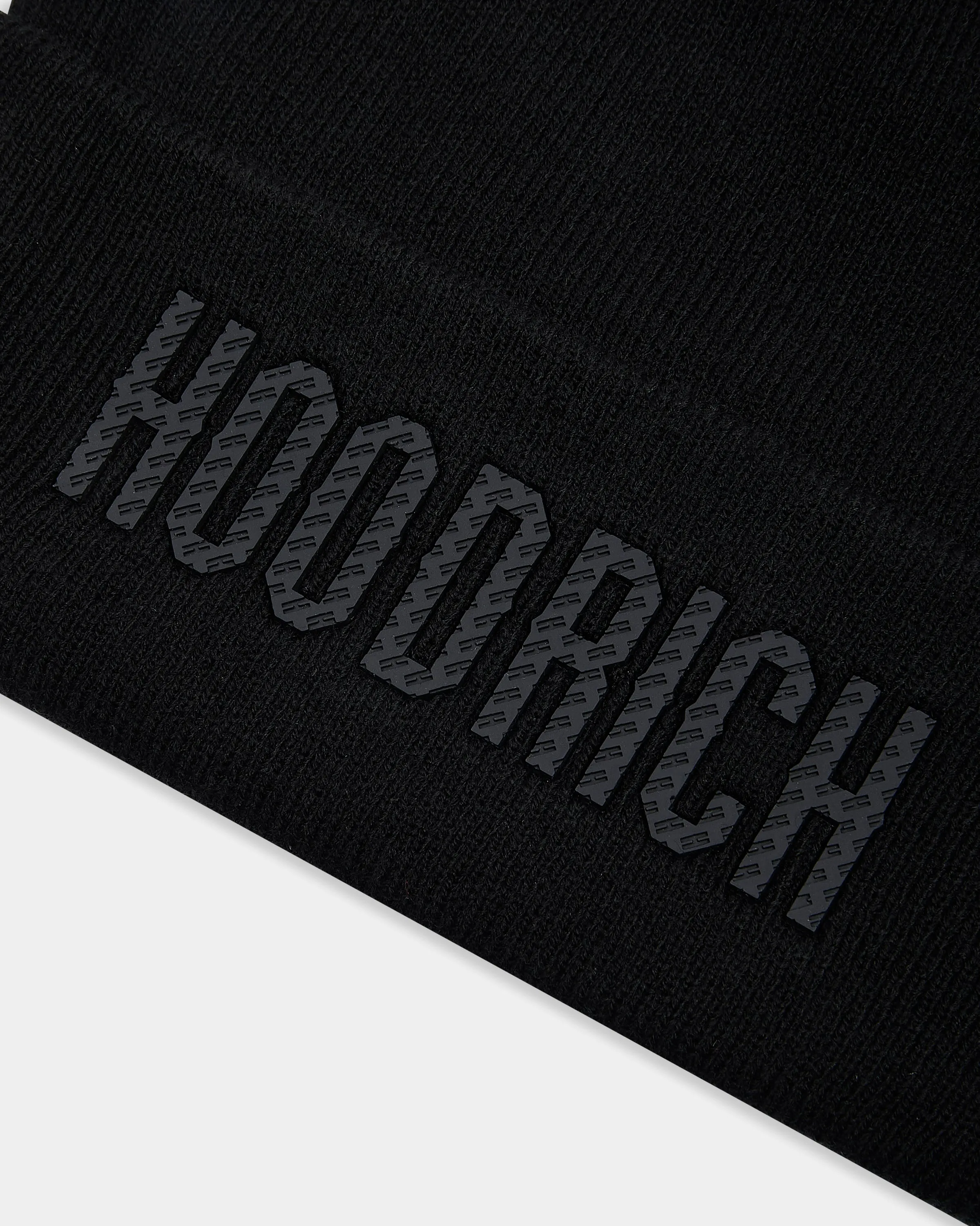 Core Knitted Beanie - Black sold by Hoodrich product image thumbnail 2