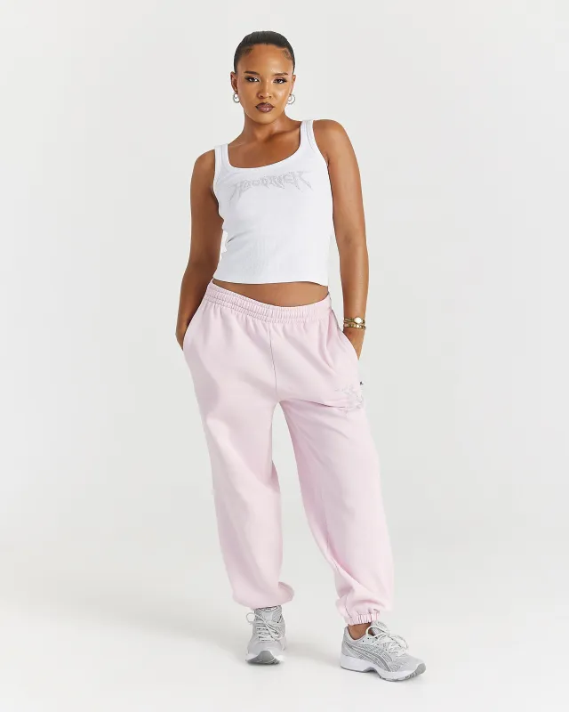 Lustre Vest - White/Rhinestone sold by Hoodrich