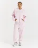 Lustre Oversized Zip Hoodie - Pink/Rhinestone sold by Hoodrich