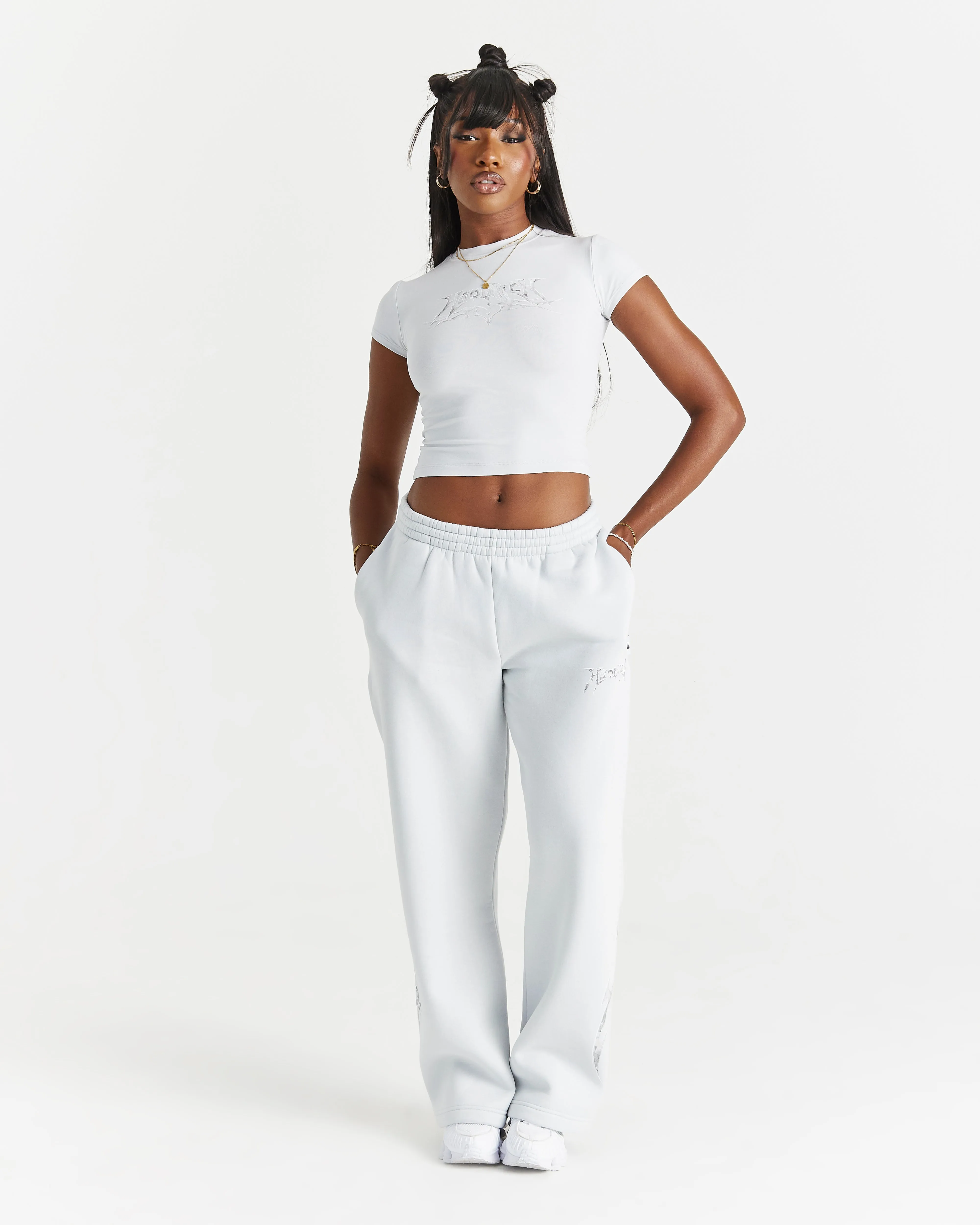 Spark Fitted Tee - Off White/Silver sold by Hoodrich product image thumbnail 5