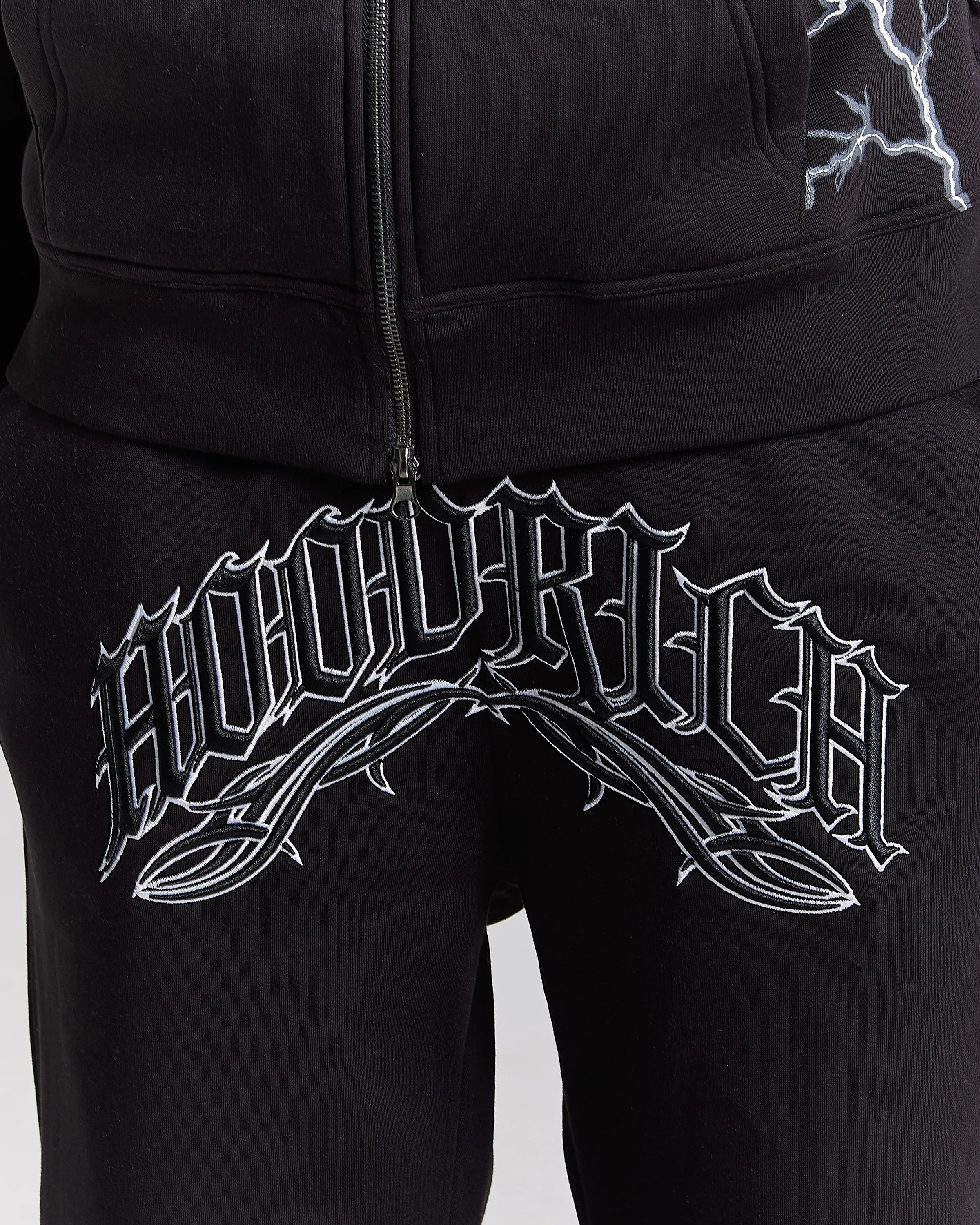 Dark Oversized Joggers - Black/White sold by Hoodrich product image thumbnail 4