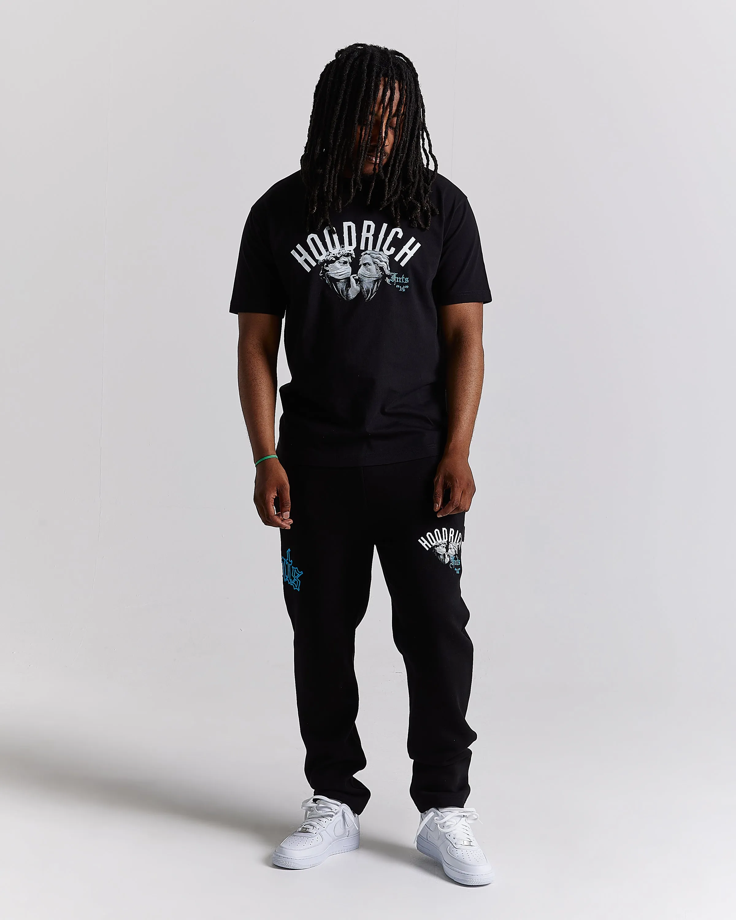 Conquer T-Shirt - Black/White/Blue sold by Hoodrich product image thumbnail 3