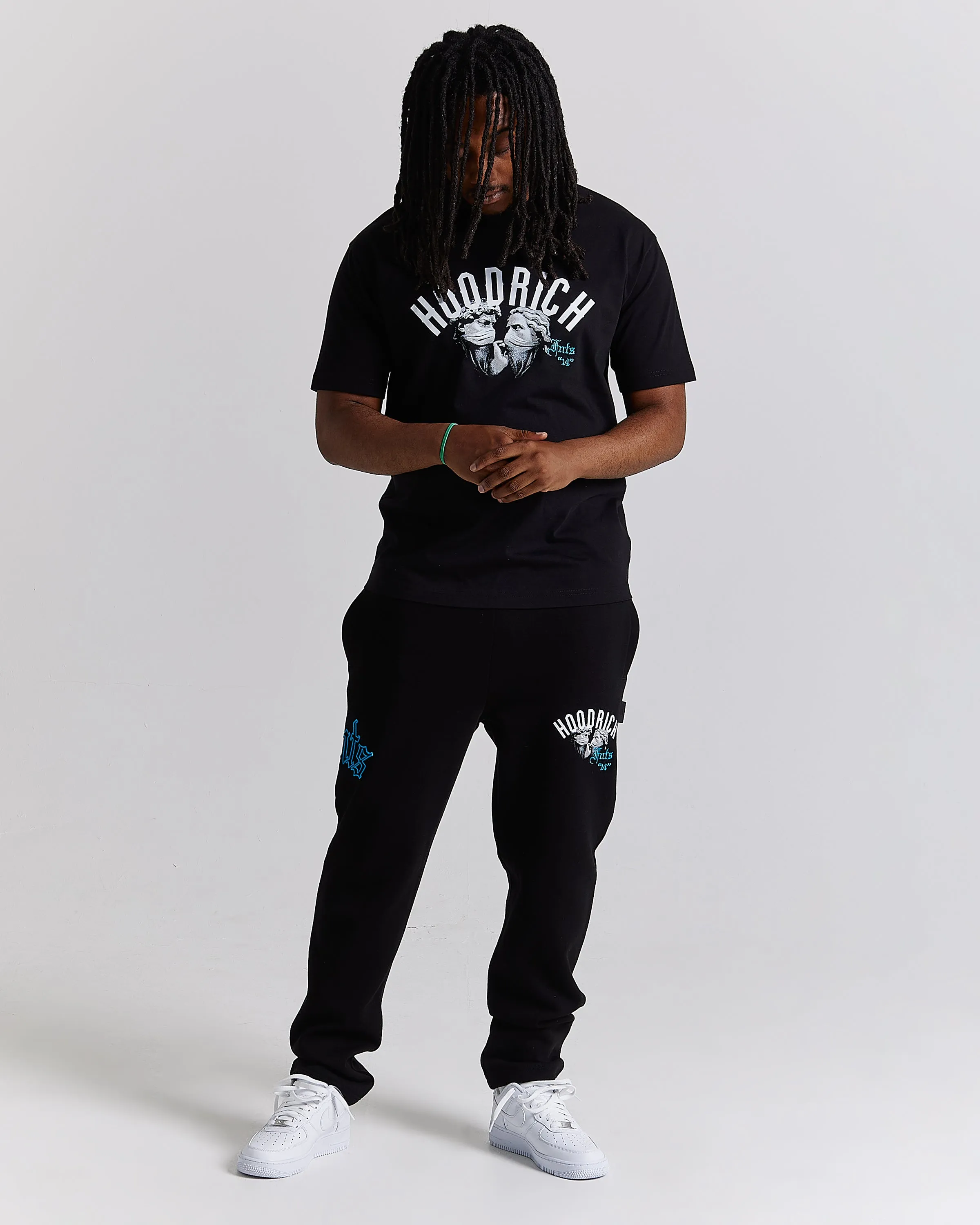 Conquer T-Shirt - Black/White/Blue sold by Hoodrich product image thumbnail 4