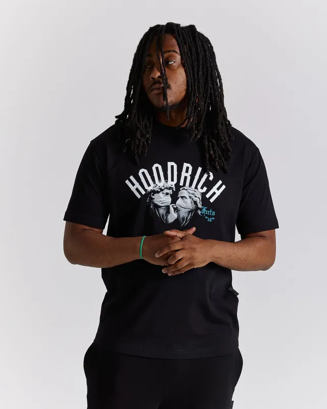 Conquer T-Shirt - Black/White/Blue sold by Hoodrich