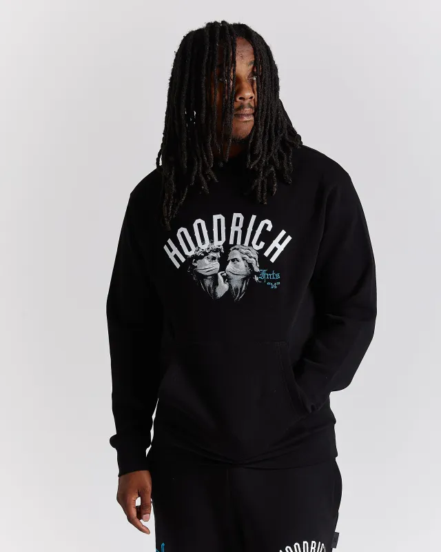 Conquer Hoodie - Black/White/Blue sold by Hoodrich