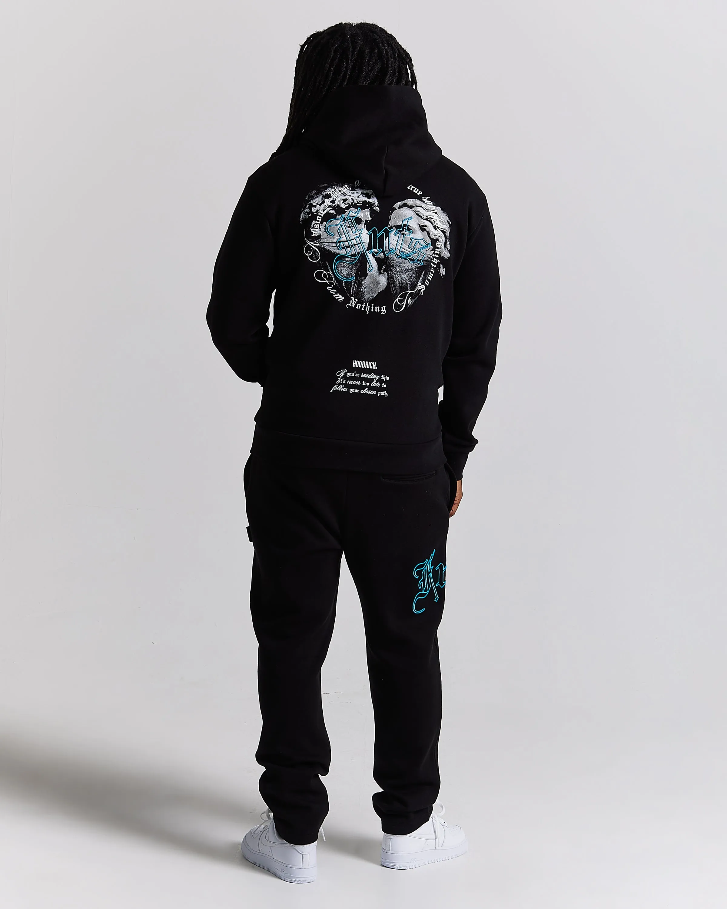 Conquer Hoodie - Black/White/Blue sold by Hoodrich product image thumbnail 4