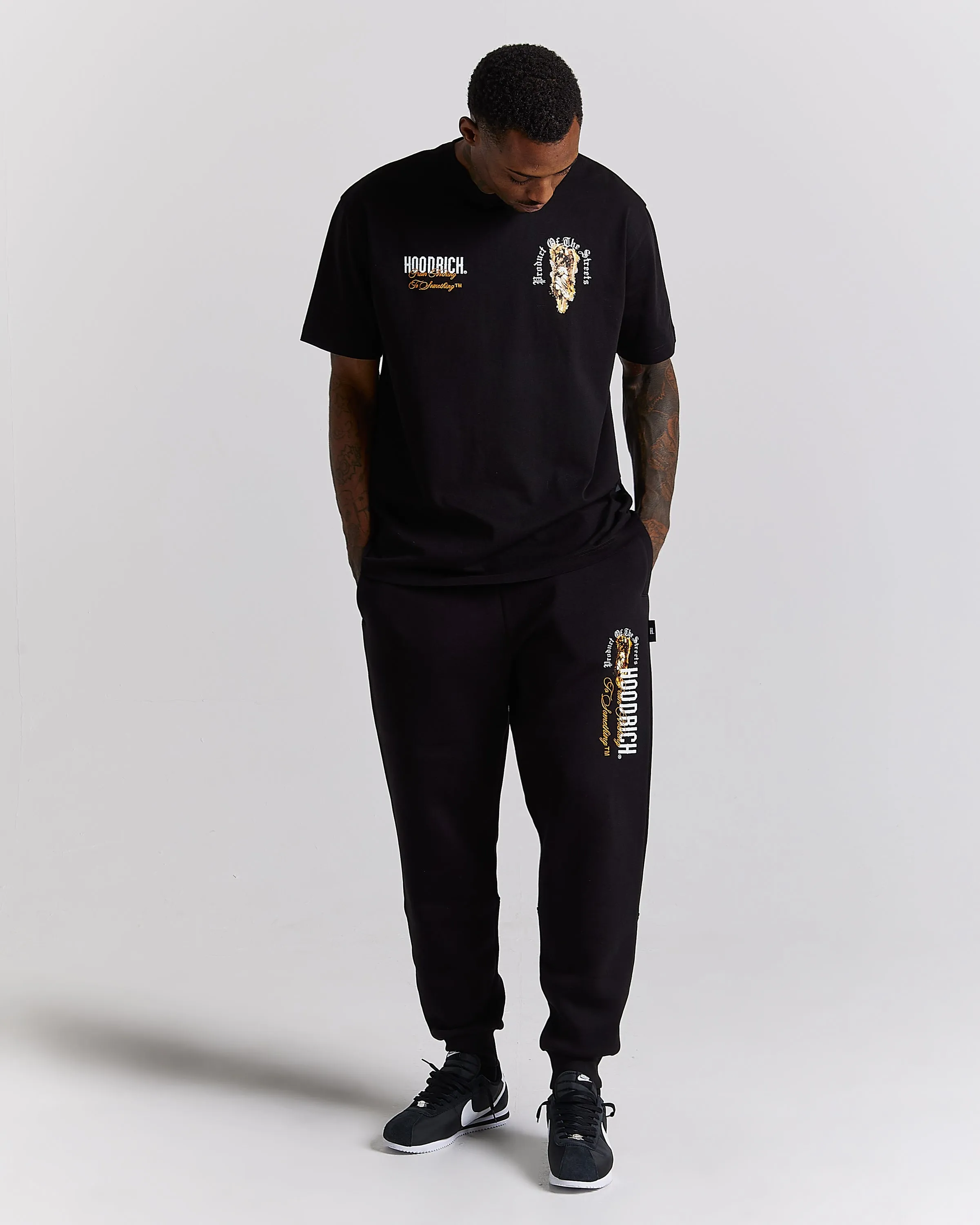 Vici T-Shirt - Black/White/Orange sold by Hoodrich product image thumbnail 4