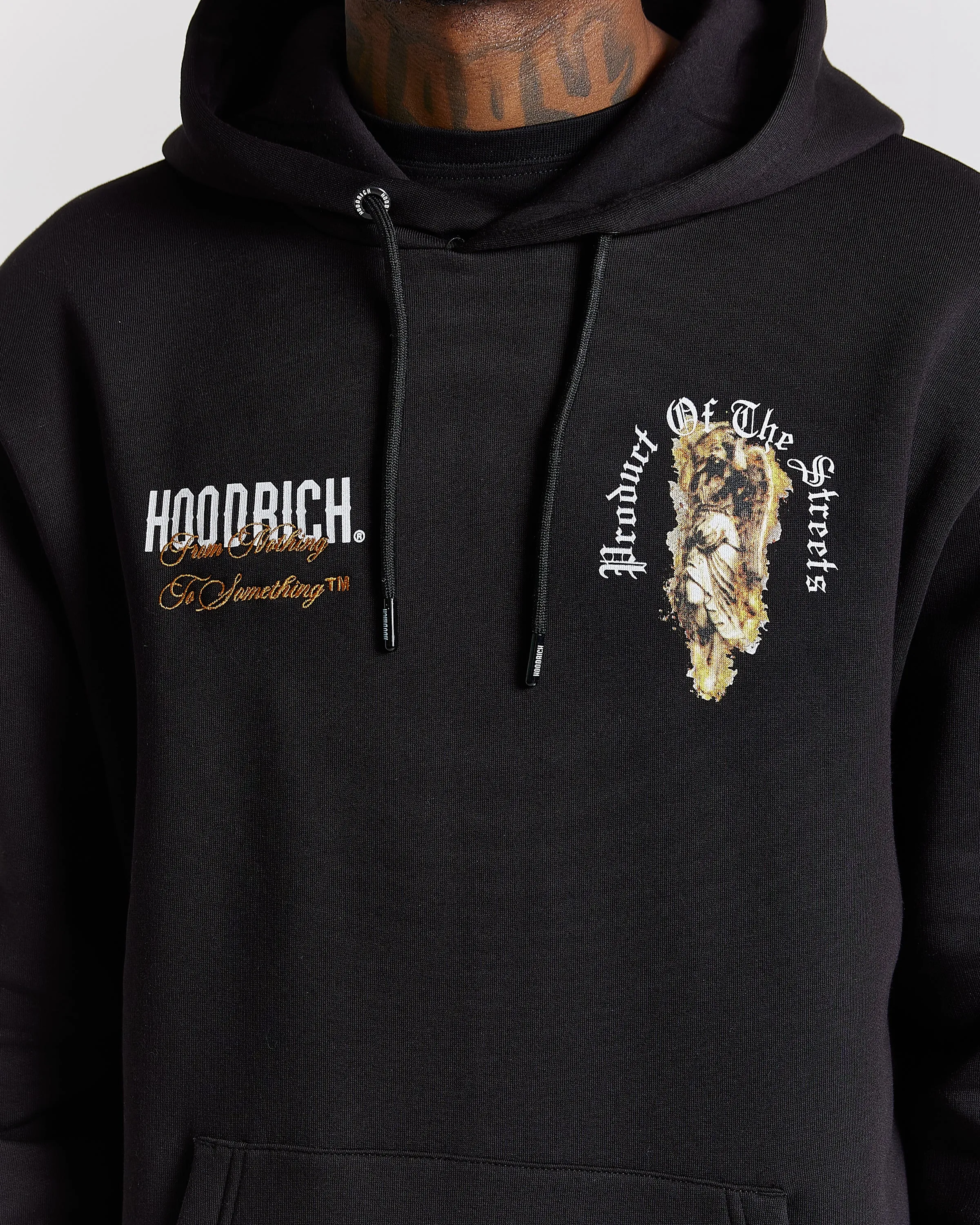 Vici Hoodie - Black/White/Orange sold by Hoodrich product image thumbnail 3