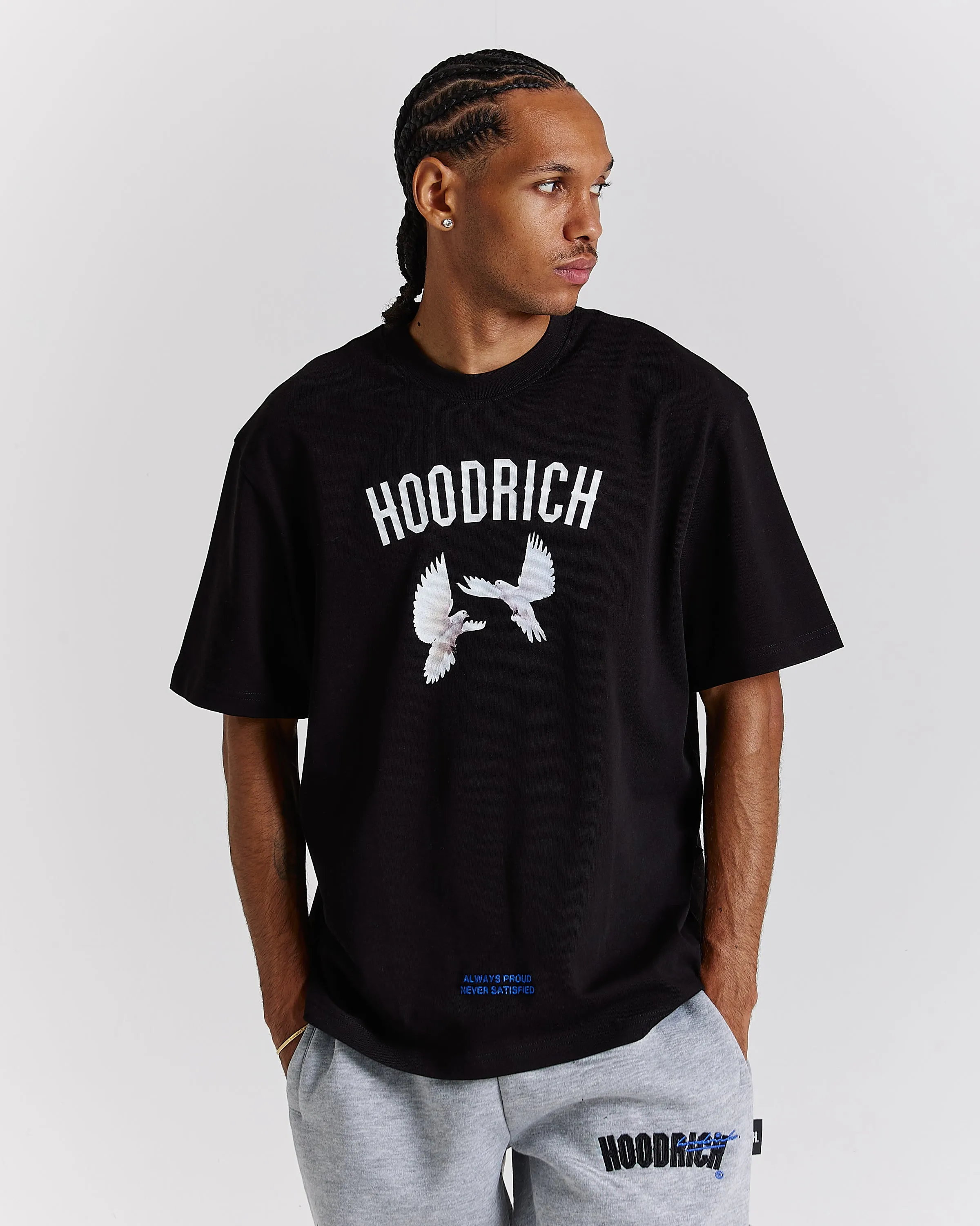 Take Flight Oversized T-Shirt - Black/White/Blue sold by Hoodrich product image thumbnail 2