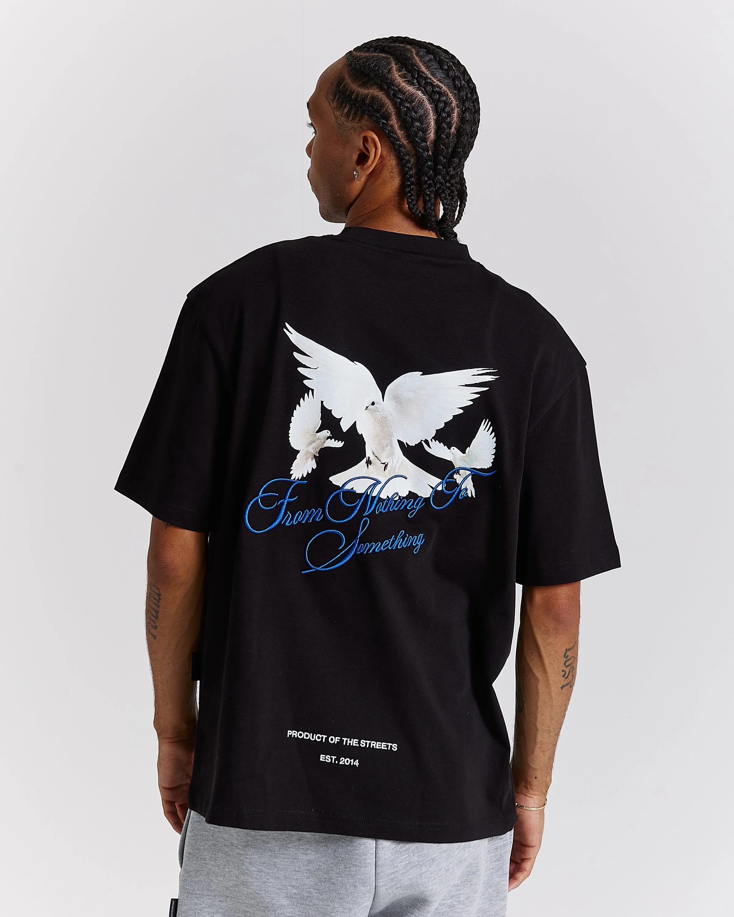 Take Flight Oversized T-Shirt - Black/White/Blue sold by Hoodrich product image thumbnail 3