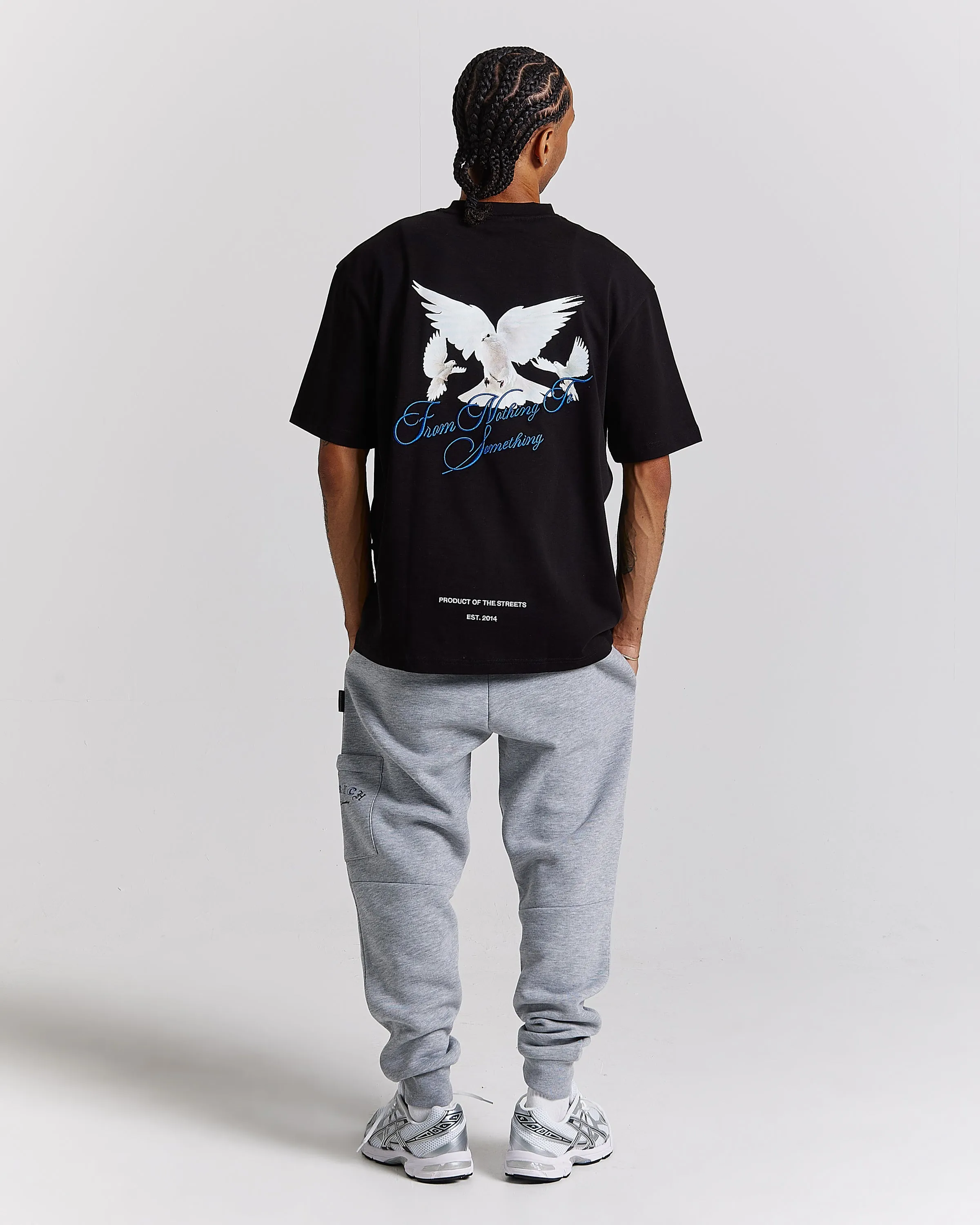 Take Flight Oversized T-Shirt - Black/White/Blue sold by Hoodrich product image thumbnail 5