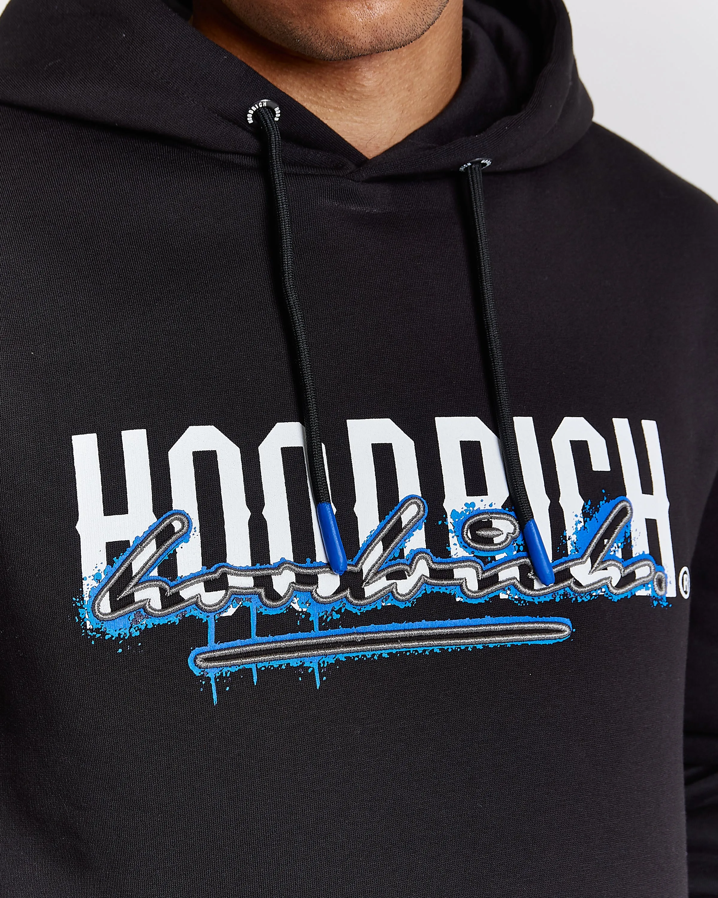 Splatter Hoodie - Black/White/Blue sold by Hoodrich product image thumbnail 5