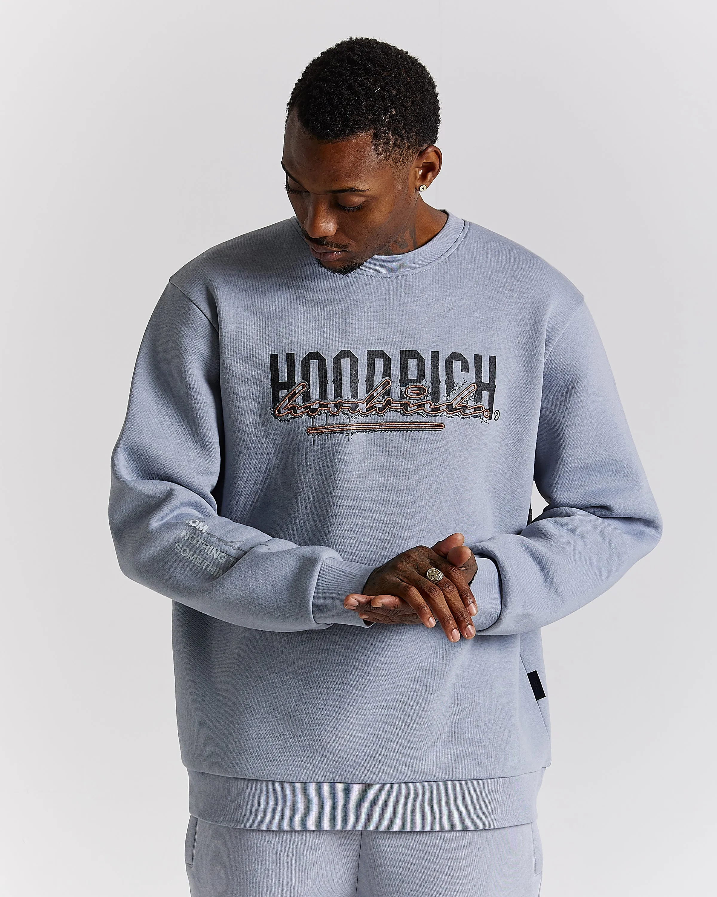 Splatter Sweatshirt - Grey/Black/Copper sold by Hoodrich