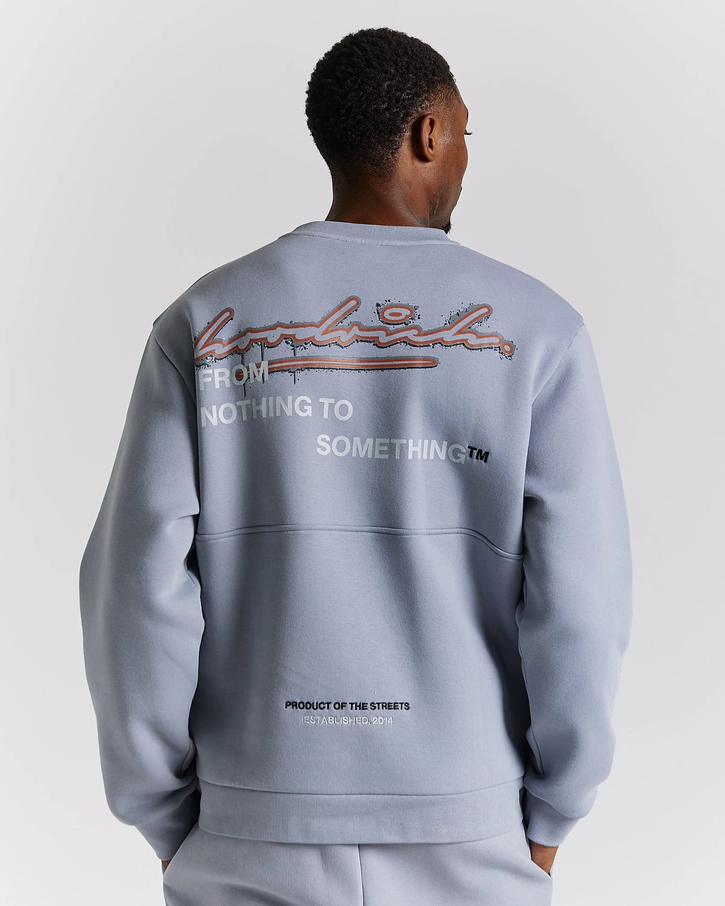 Splatter Sweatshirt - Grey/Black/Copper sold by Hoodrich product image thumbnail 2